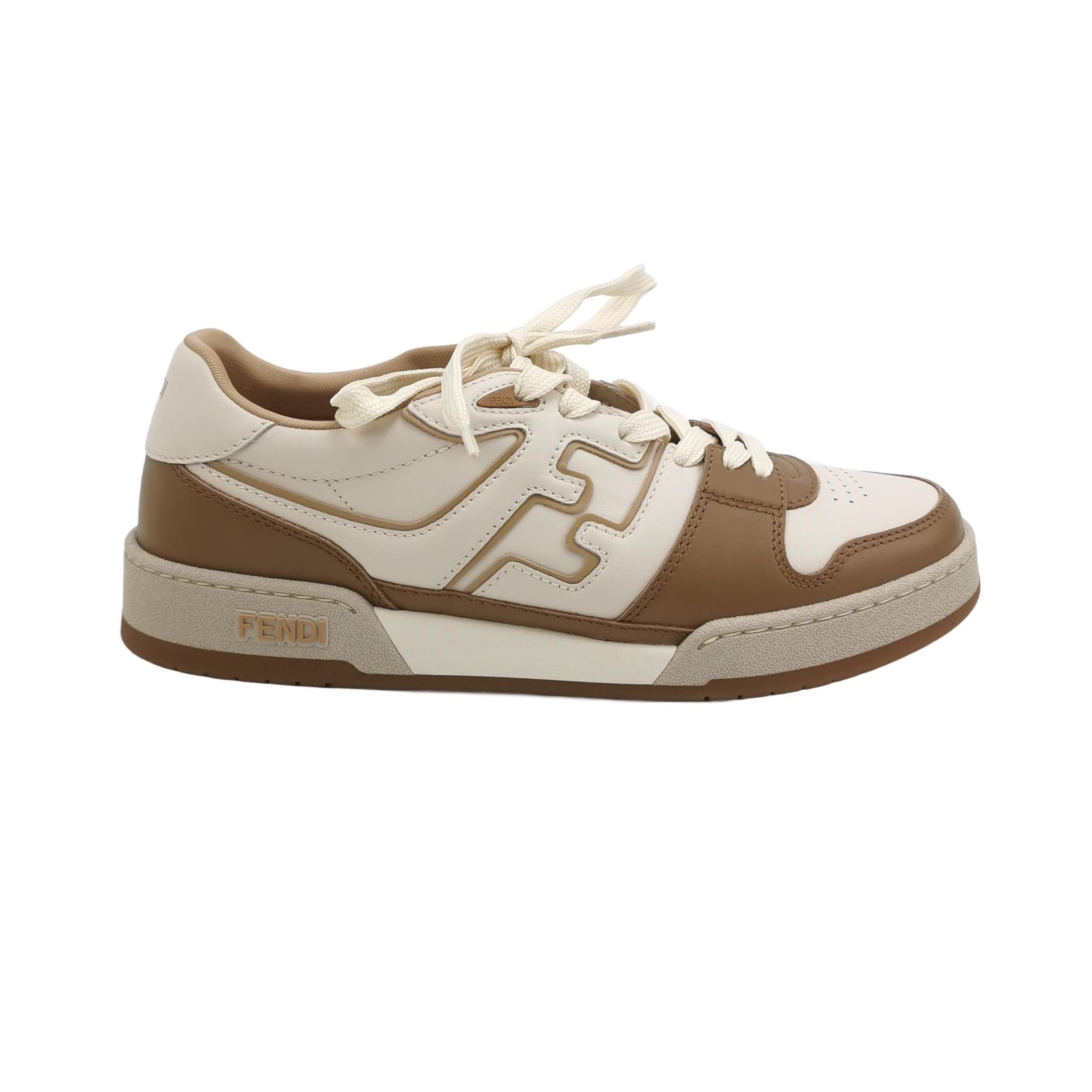 Fendi Fendi Match Leather Low-Top Sneakers 41 Size US 8 / EU 41 - 2 Thumbnail