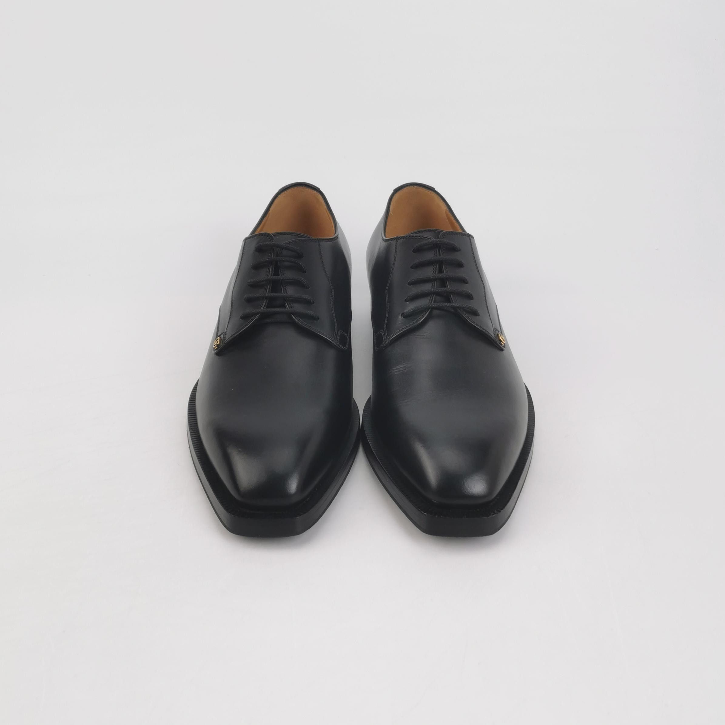 Gucci Gucci GG Logo Plain Toe Formal Shoes 38.5 Size US 5.5 / EU 38 - 4 Thumbnail