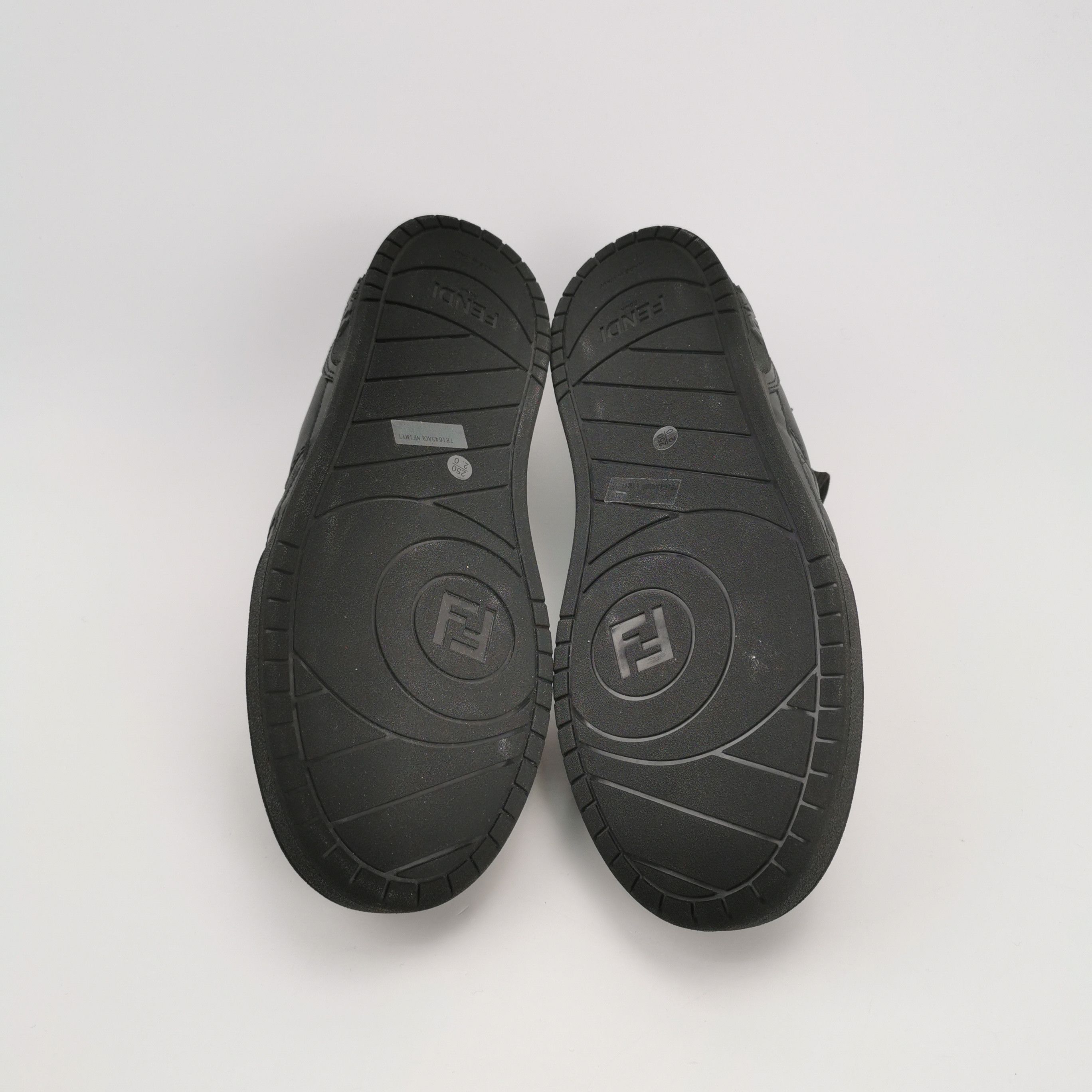 Fendi Fendi Black Leather Match Sneakers EU 40 Size US 7 / EU 40 - 6 Thumbnail