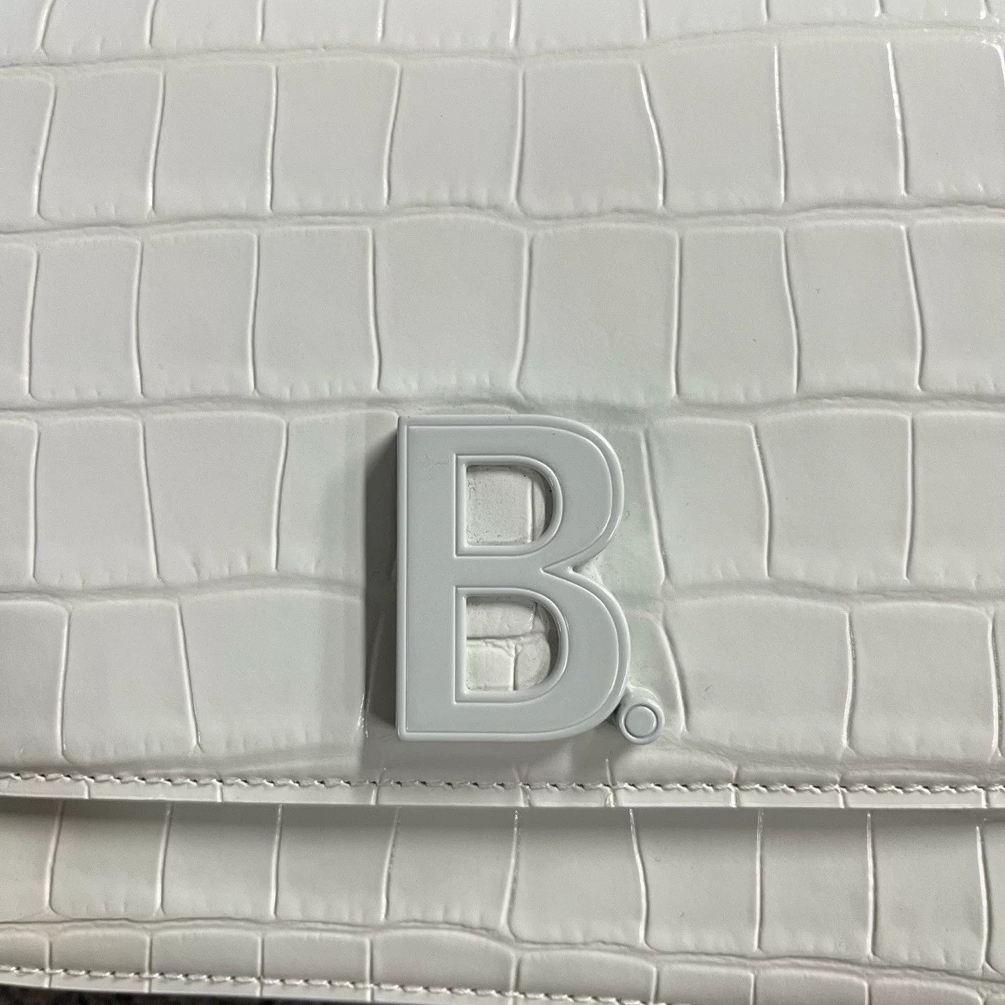 Balenciaga Balenciaga Retro Graphic White Shoulder Bag OS Women Size ONE SIZE - 4 Thumbnail