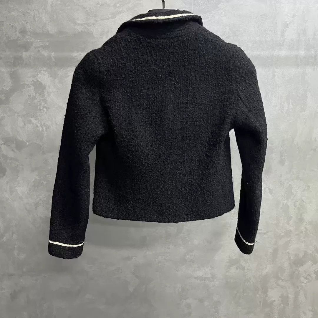 Celine Celine Cropped Black Jacket XS Women Size XS / US 0-2 / IT 36-38 - 2 Thumbnail