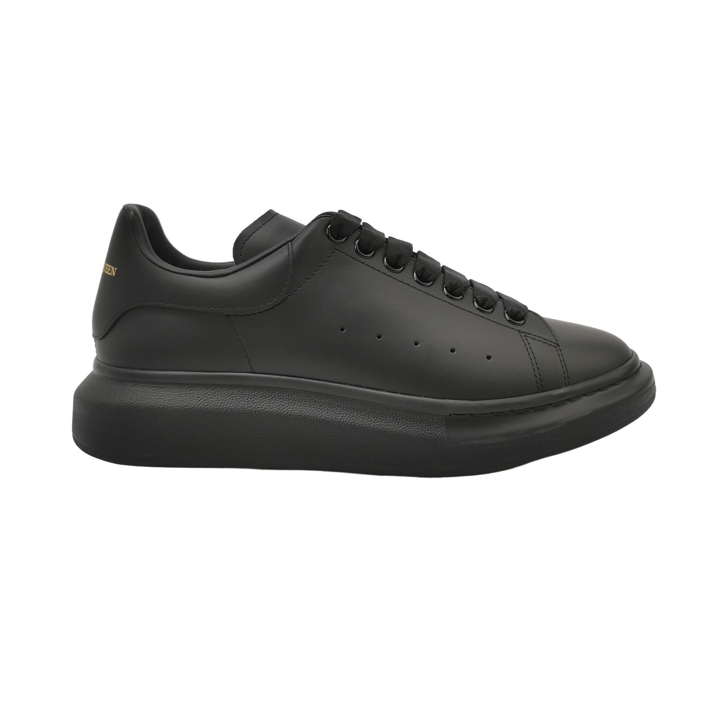 Alexander McQueen Alexander McQueen Black Leather Low-Top Sneakers 42 Size US 9 / EU 42 - 2 Thumbnail