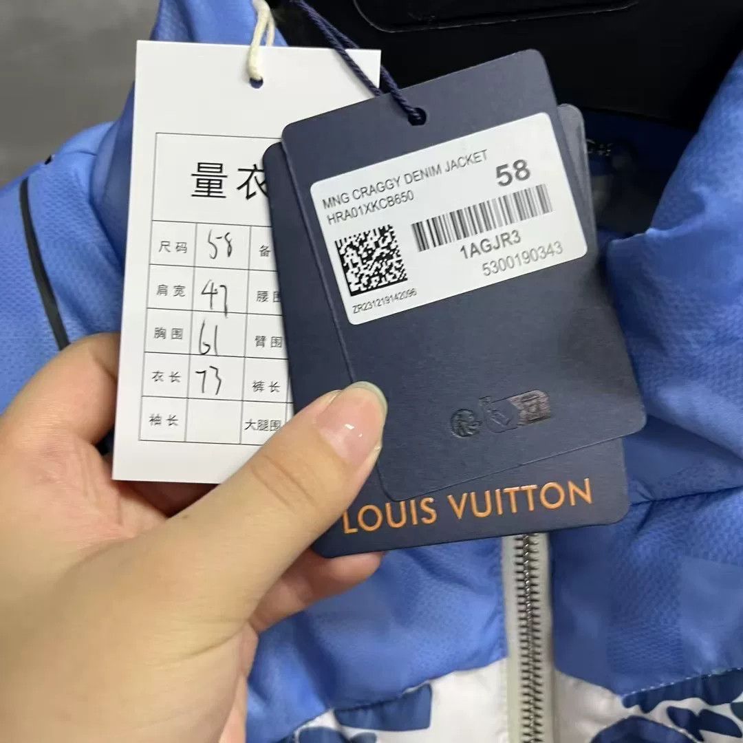 Louis Vuitton Louis Vuitton Printed Graphic Blue Heavy Coat xs Men Size US XS / EU 42 / 0 - 3 Thumbnail