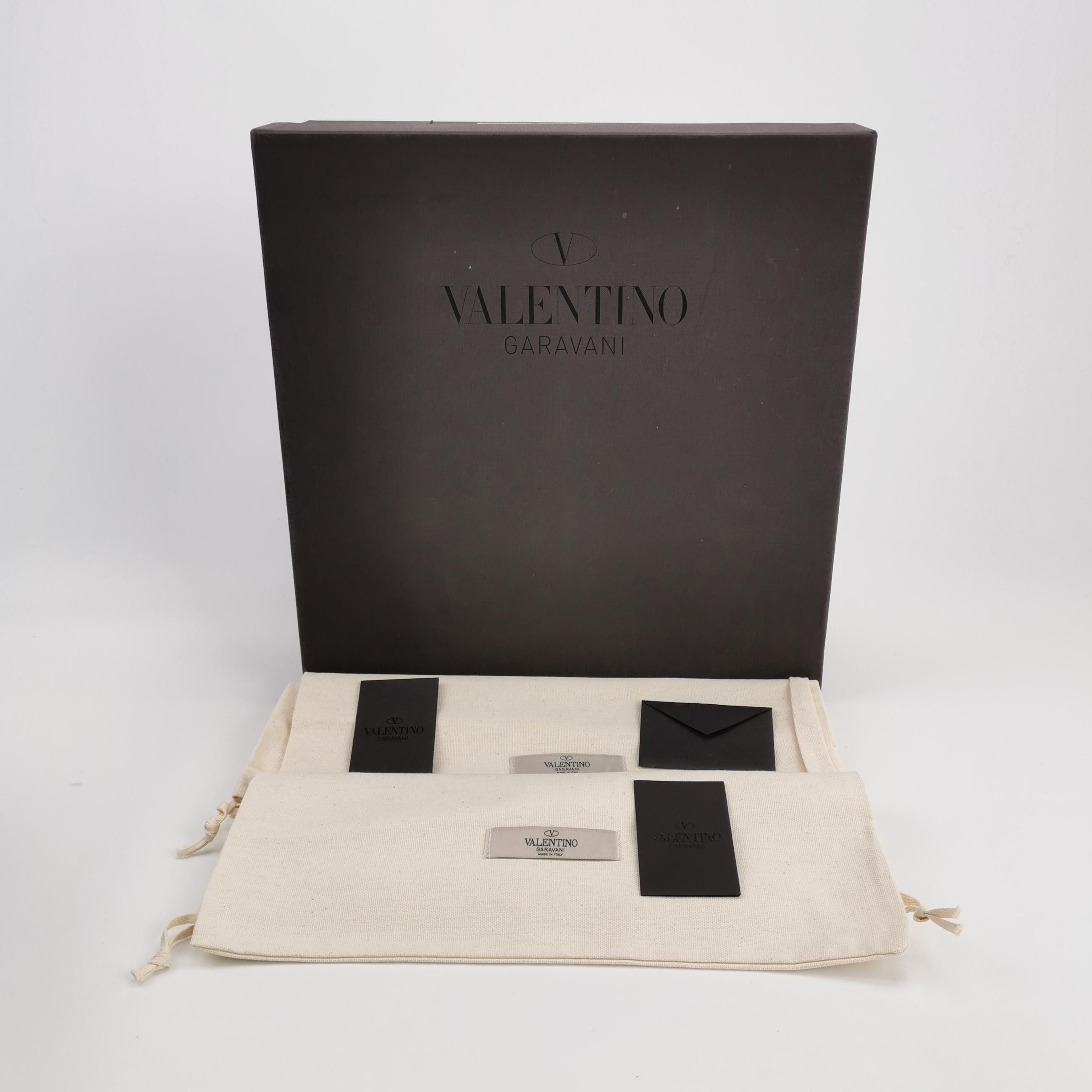 Valentino Valentino VLTN Logo Leather Combat Boots EU 41 Size US 8 / EU 41 - 7 Thumbnail