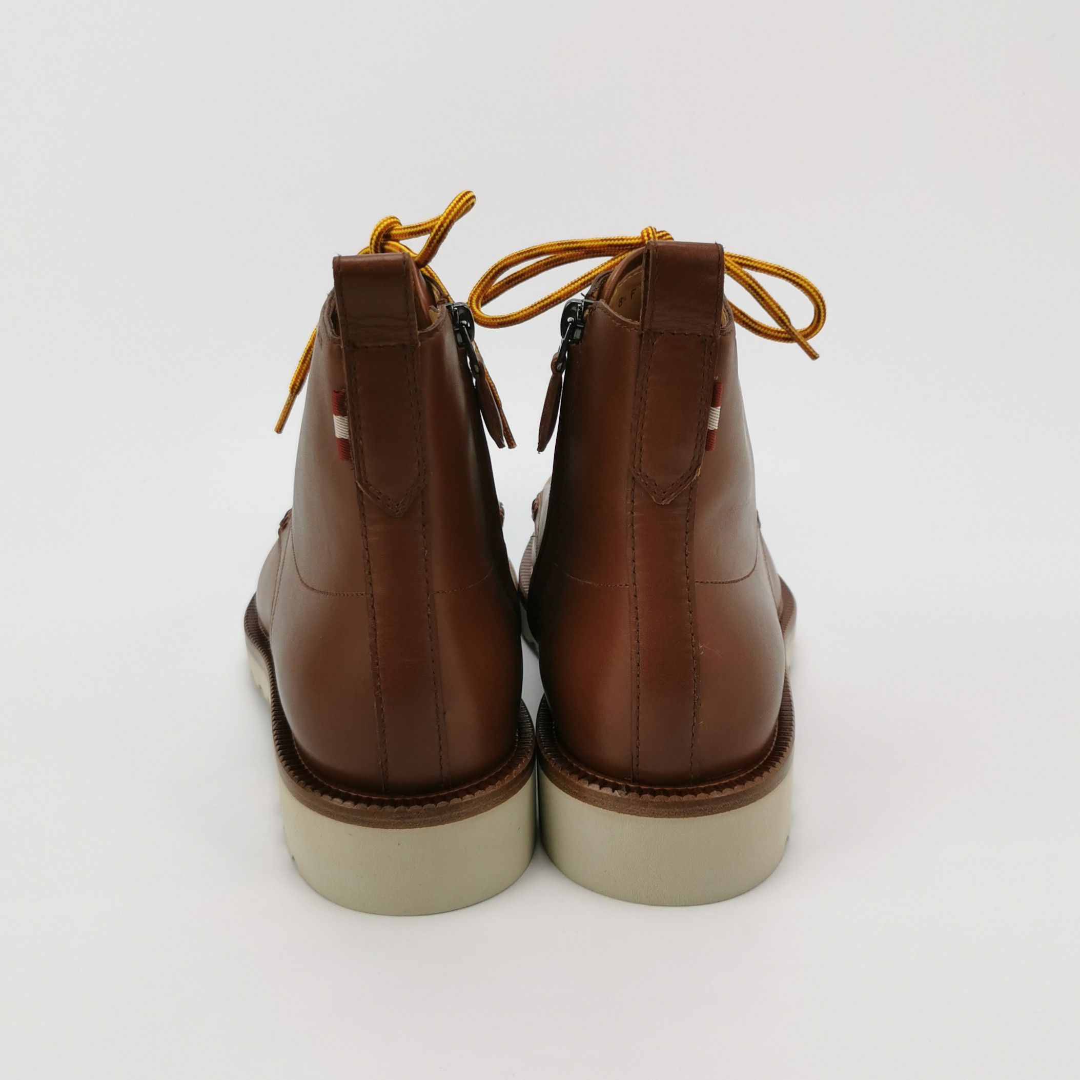 Bally Bally Brown Leather Lace-Up Boots Size EU 42.5 Size US 9 / EU 42 - 5 Thumbnail