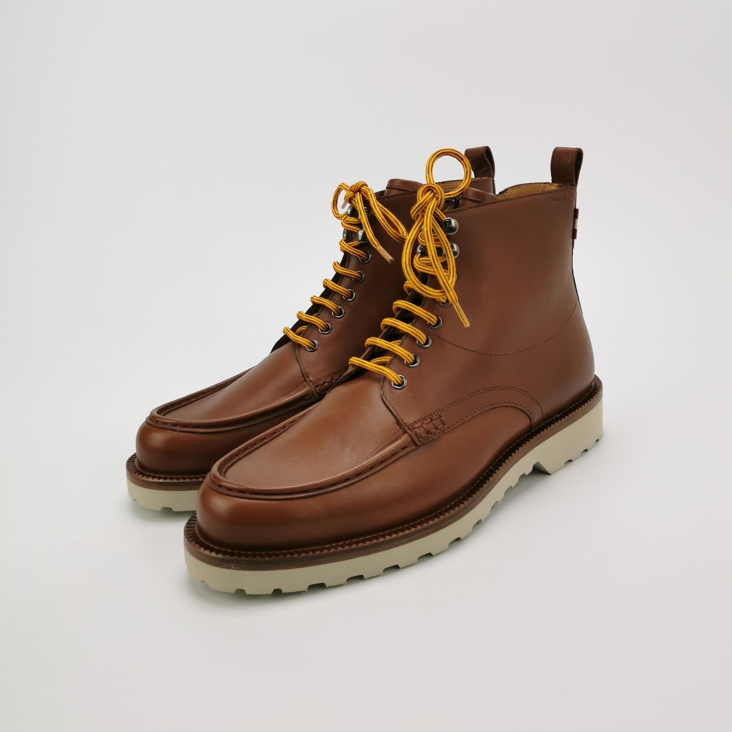 Bally Bally Brown Leather Lace-Up Boots Size EU 42.5 Size US 9 / EU 42 - 3 Thumbnail