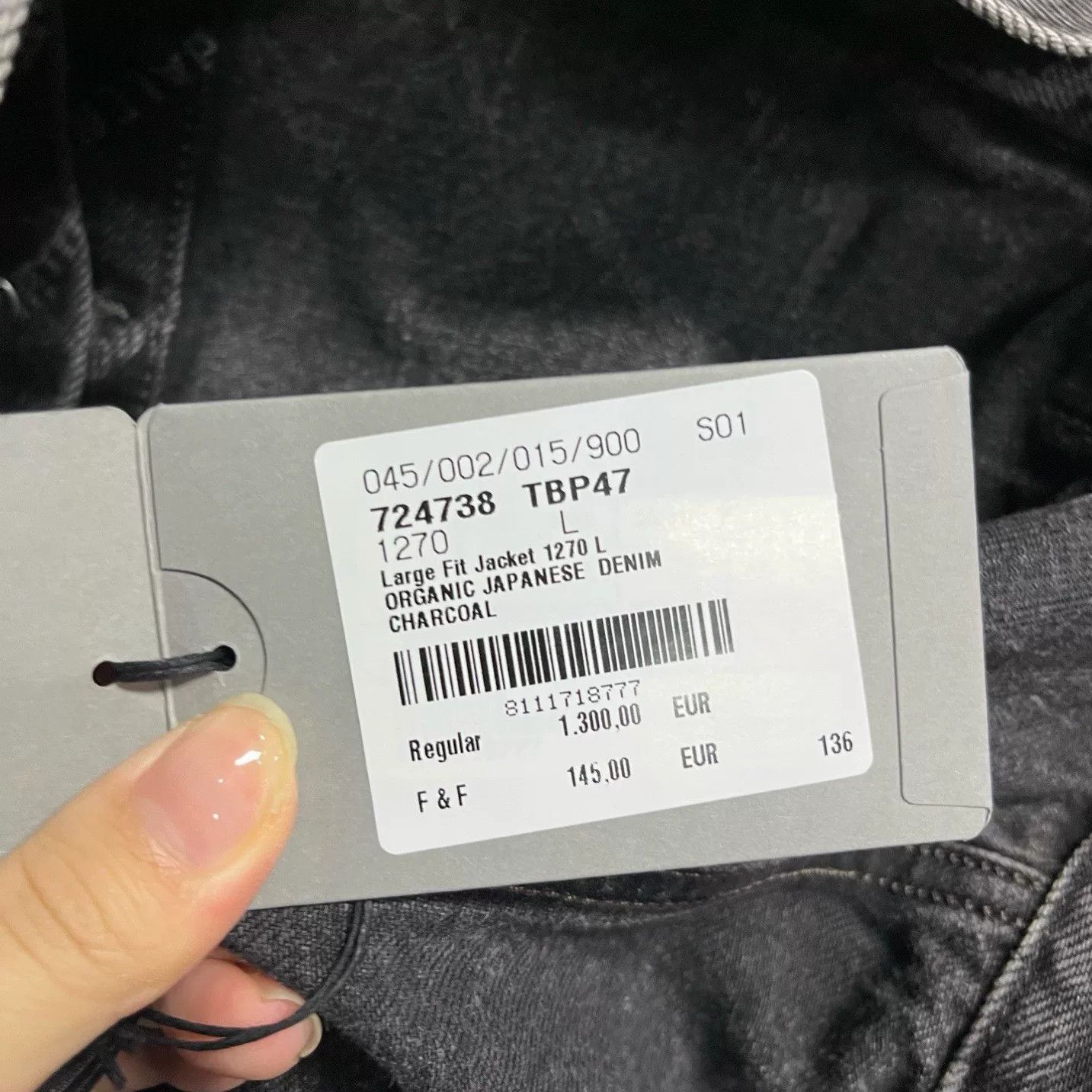 Balenciaga Balenciaga Retro Denim Black Light Jacket l Men Size US L / EU 52-54 / 3 - 3 Thumbnail