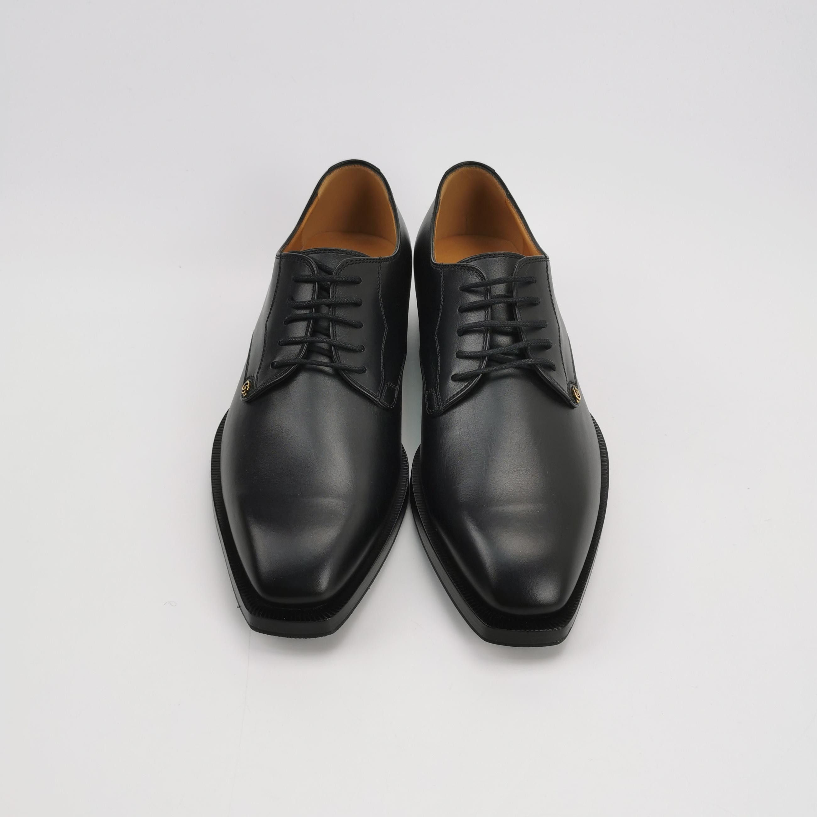 Gucci Gucci Double G Leather Derby Shoes 39 Size US 6 / EU 39 - 4 Thumbnail