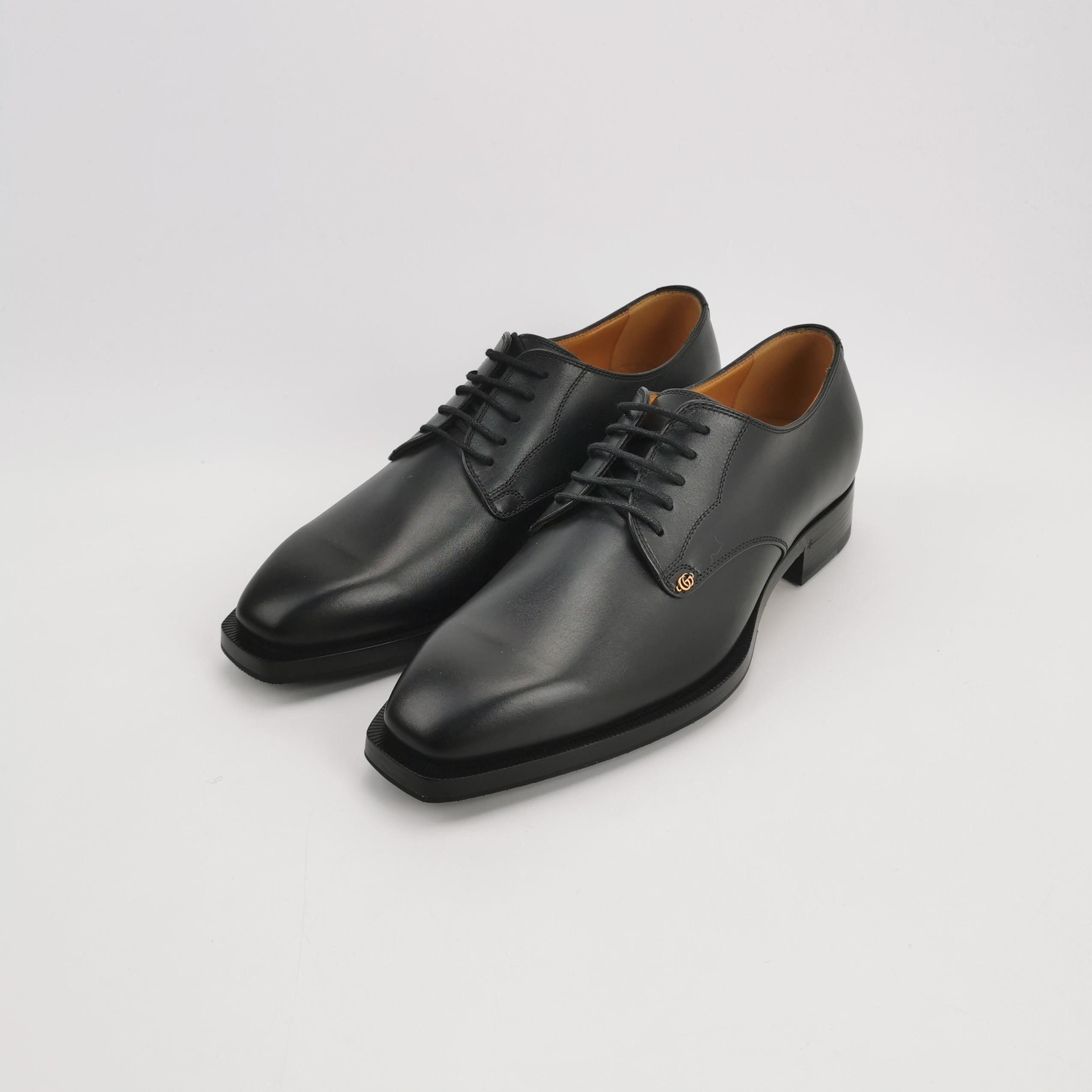 Gucci Gucci Double G Leather Derby Shoes 39 Size US 6 / EU 39 - 3 Thumbnail