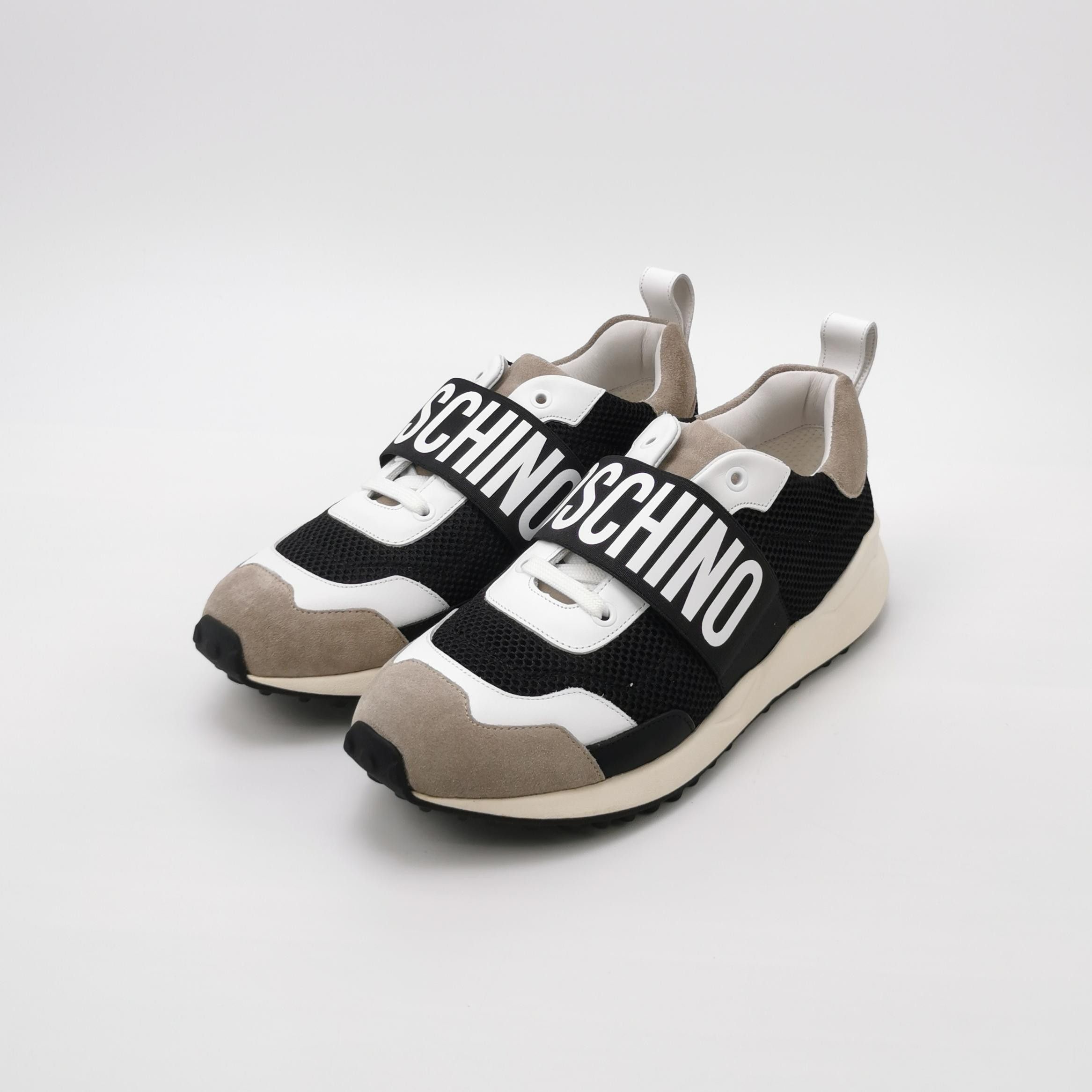 Moschino Moschino Logo Patchwork Low-Top Sneakers 42 Size US 9 / EU 42 - 3 Thumbnail