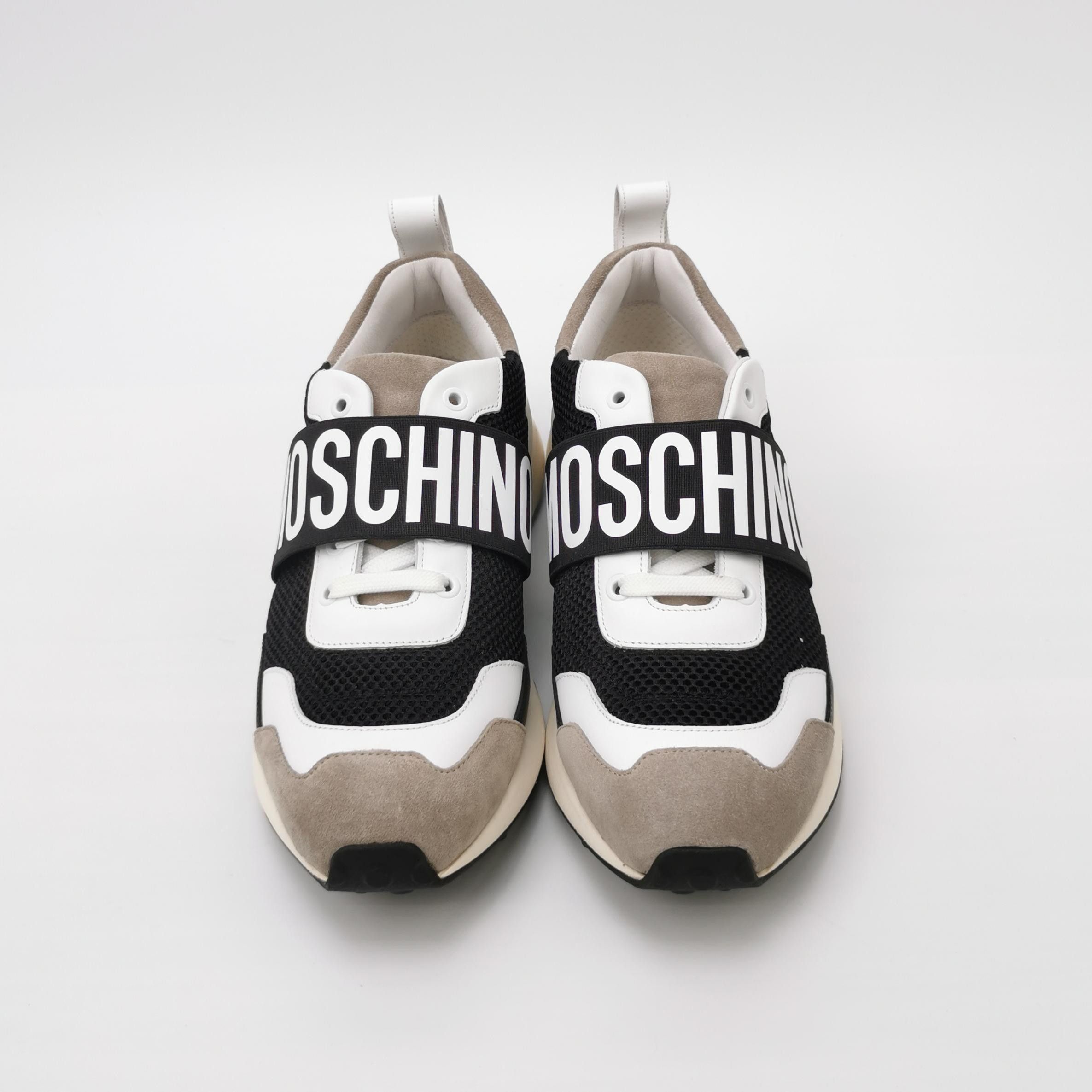 Moschino Moschino Logo Patchwork Low-Top Sneakers 42 Size US 9 / EU 42 - 4 Thumbnail