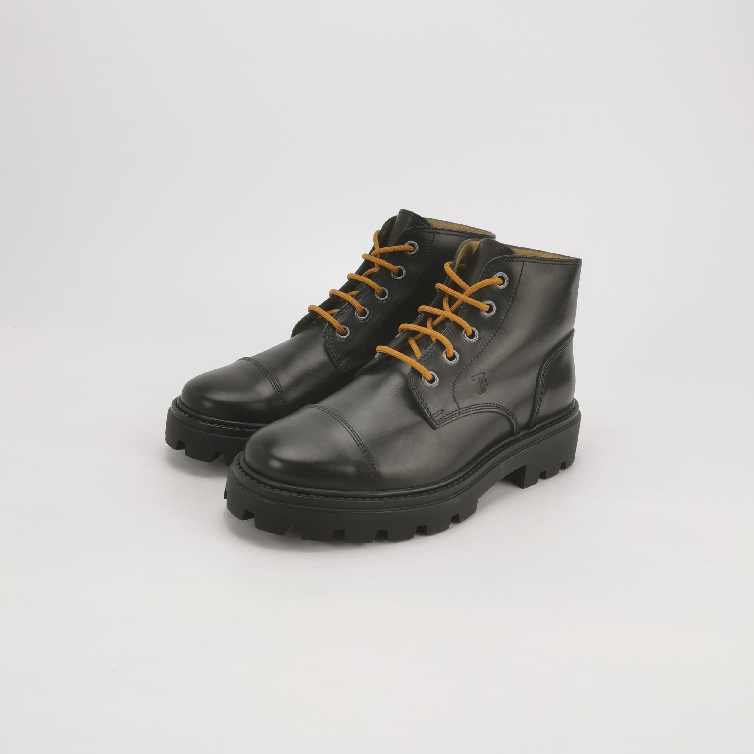 Tod's Tod's Leather Lug Sole Lace-Up Boots 6.5UK Size US 7 / EU 40 - 3 Thumbnail