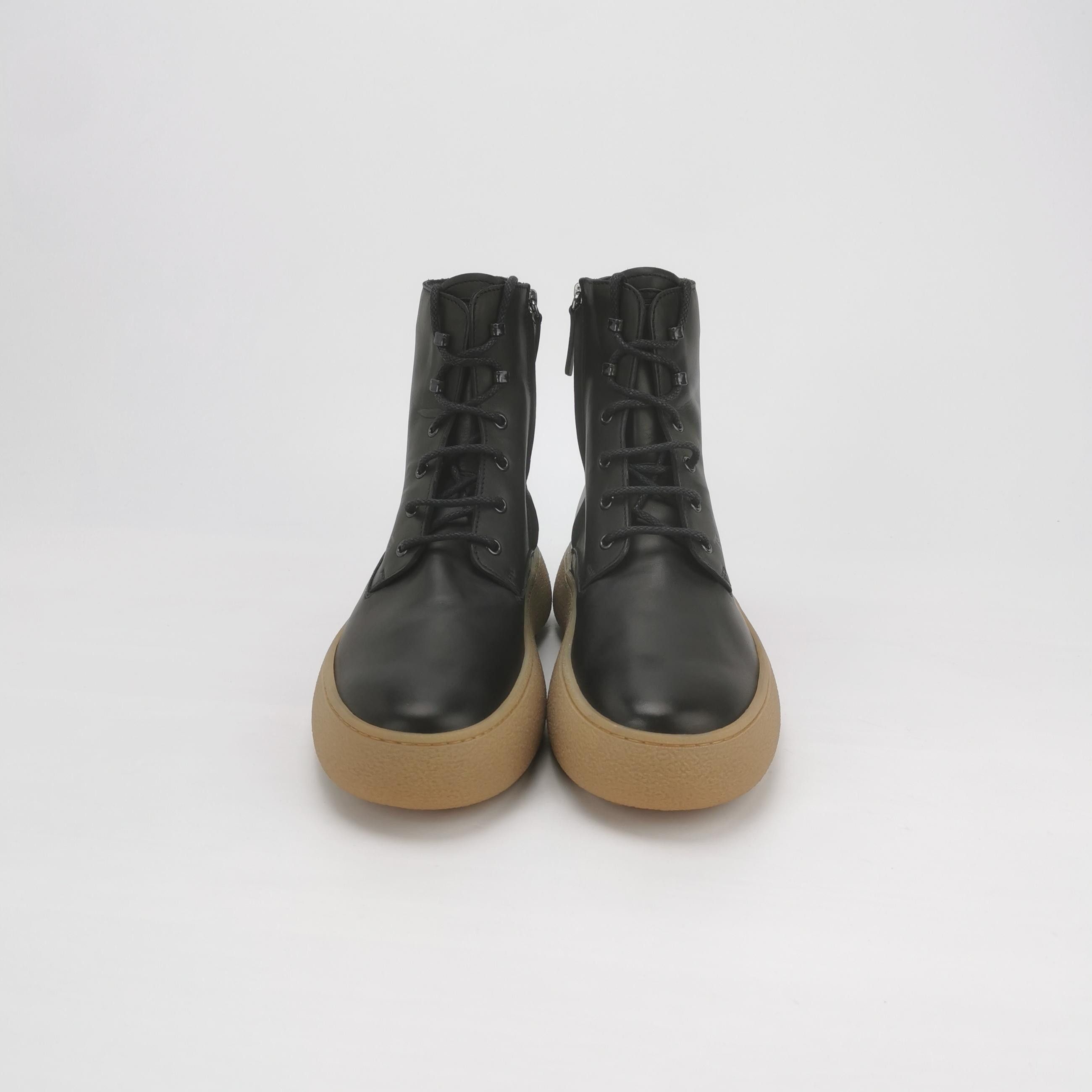 Tod's Tod's Black Leather Lace-Up Boots 40.5 Size US 7 / EU 40 - 4 Thumbnail