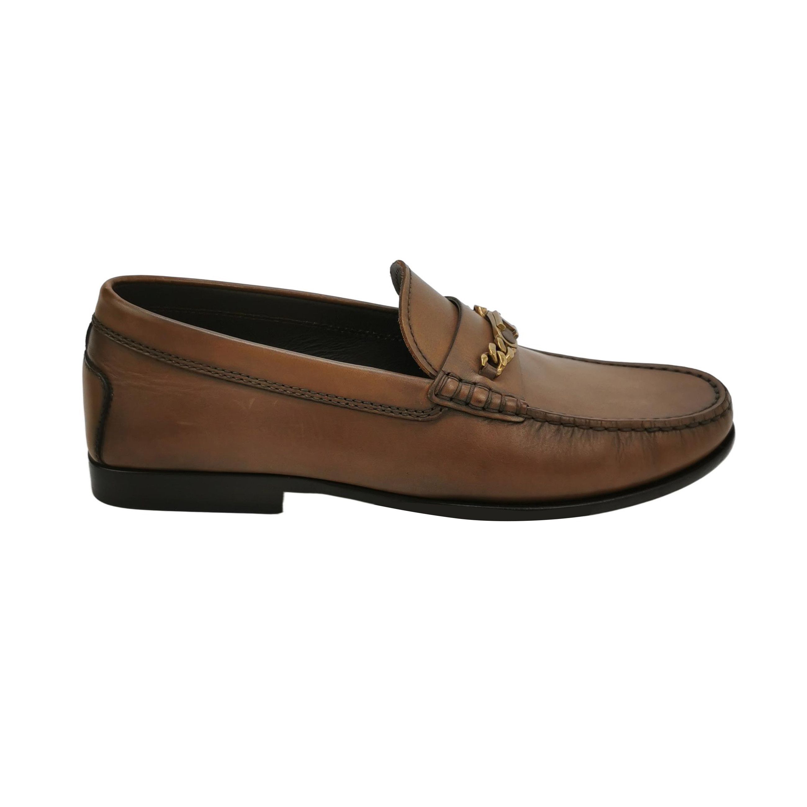 Tod's Tod's T-Chain Leather Loafers Size 8 Size US 8 / EU 41 - 2 Thumbnail