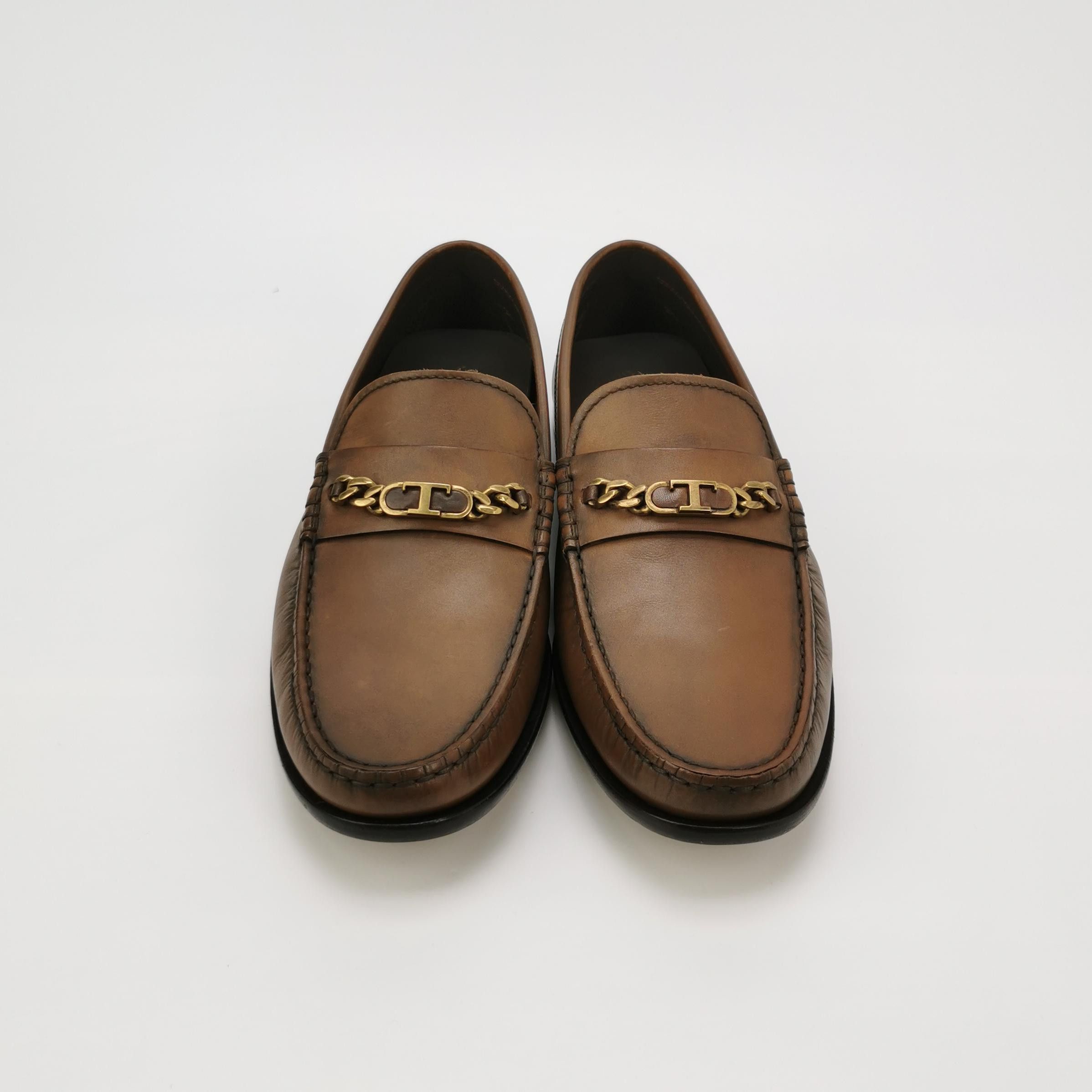 Tod's Tod's T-Chain Leather Loafers Size 8 Size US 8 / EU 41 - 4 Thumbnail