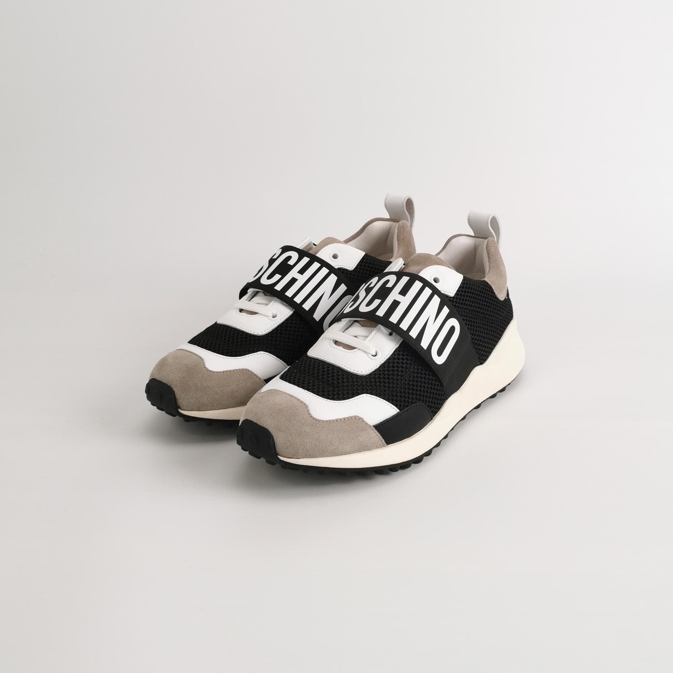 Moschino Moschino Logo Strap Mesh Sneakers 41 Size US 8 / EU 41 - 3 Thumbnail