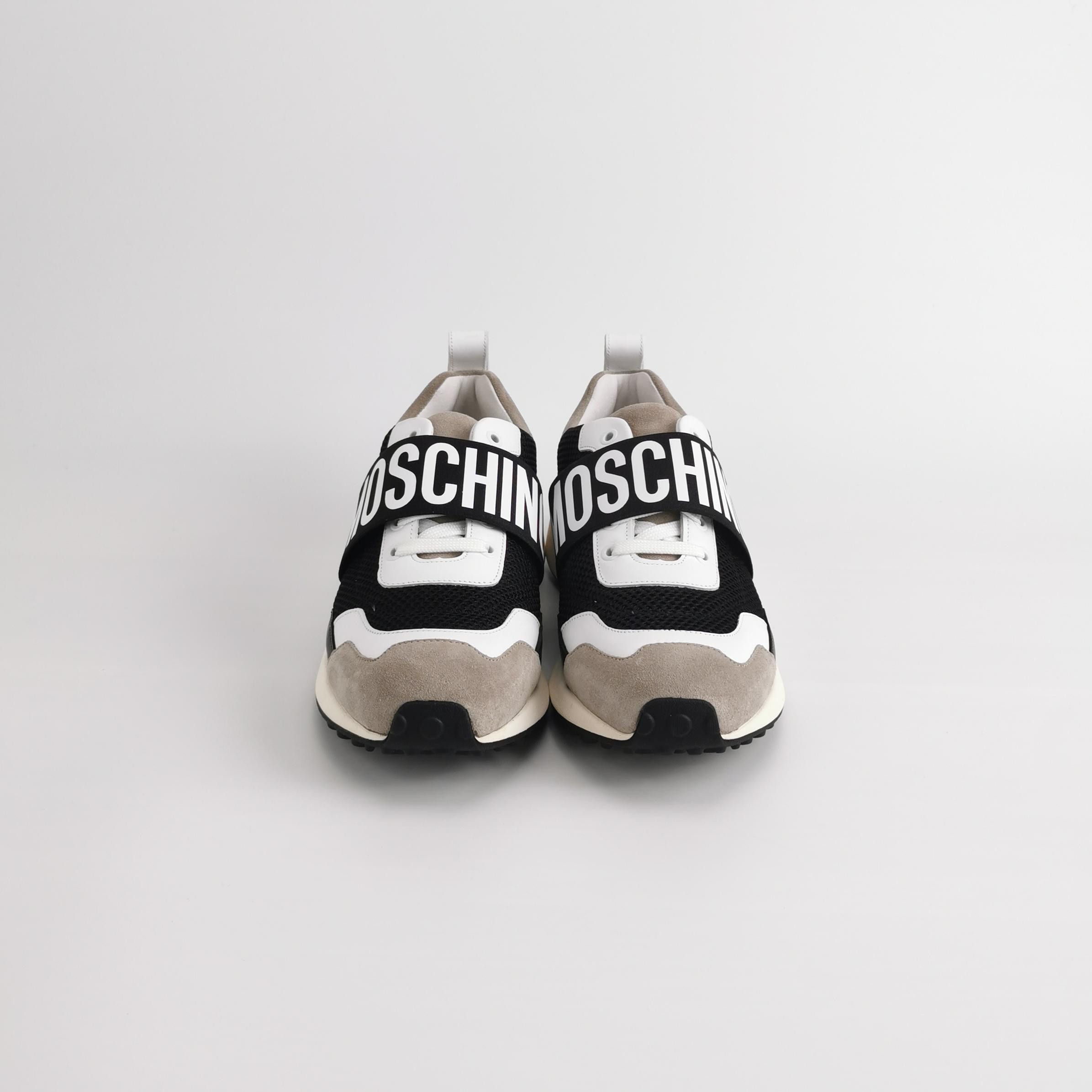 Moschino Moschino Logo Strap Mesh Sneakers 41 Size US 8 / EU 41 - 4 Thumbnail