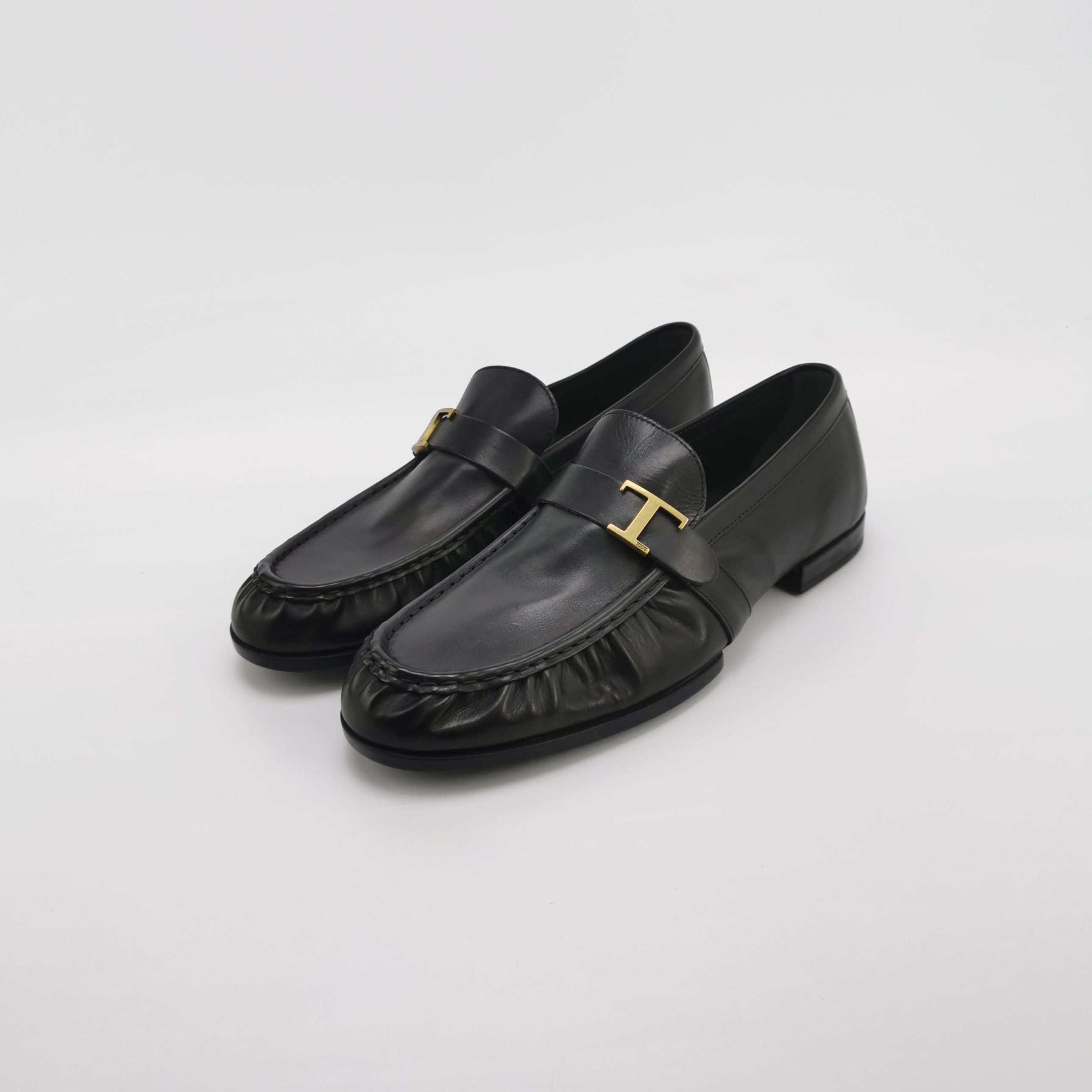 Tod's Tod's T Logo Leather Loafers Size 42.5 Size US 9 / EU 42 - 3 Thumbnail
