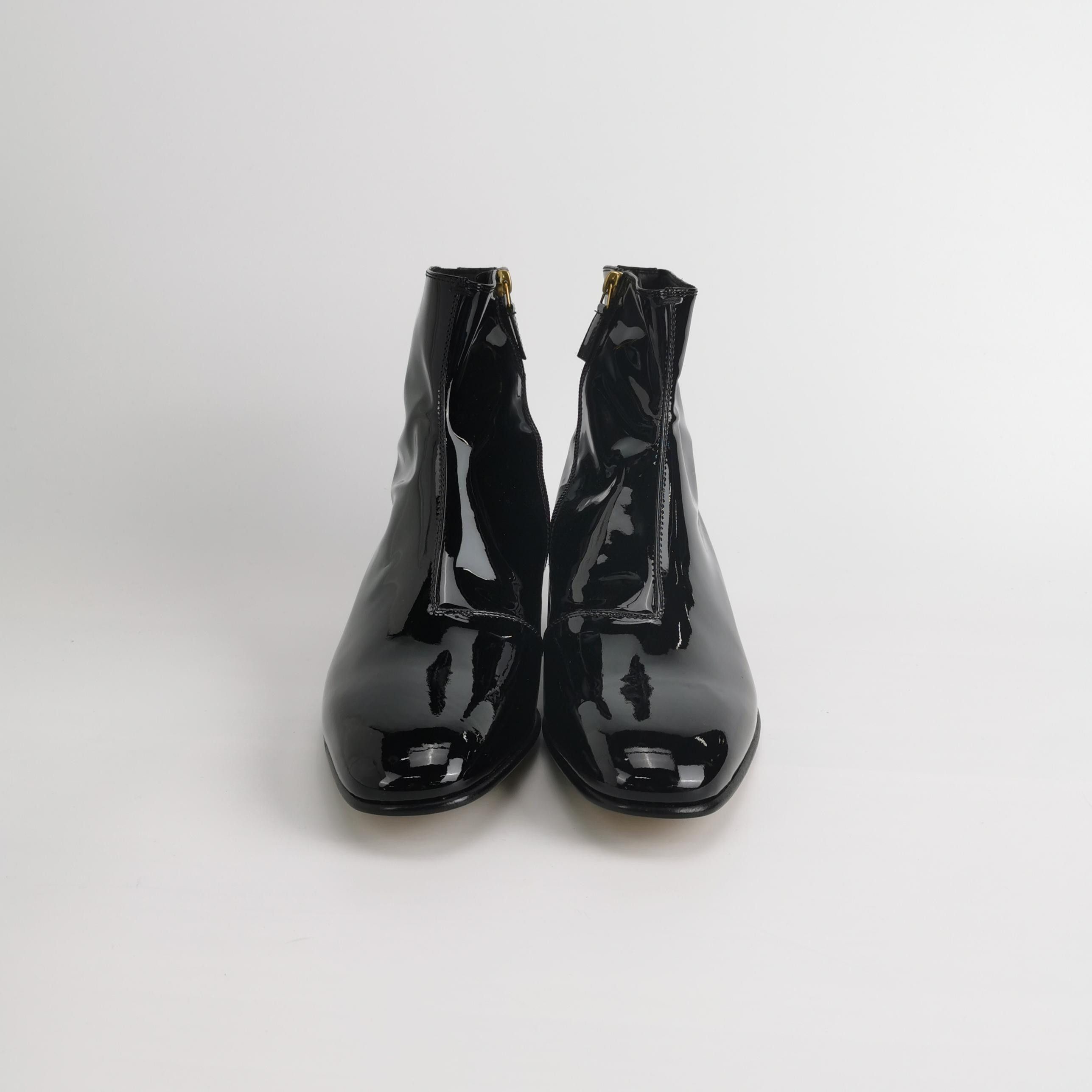 Gucci Gucci Patent Leather Interlocking G Boots Size 10 Size US 10 / EU 43 - 4 Thumbnail