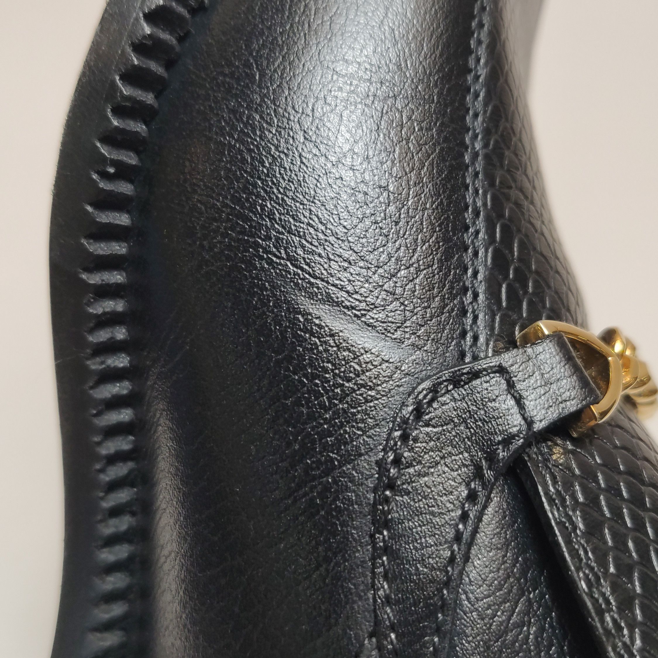 Gucci Gucci Interlocking G Leather Shoes Size 39.5 Size US 6 / EU 39 - 12 Thumbnail