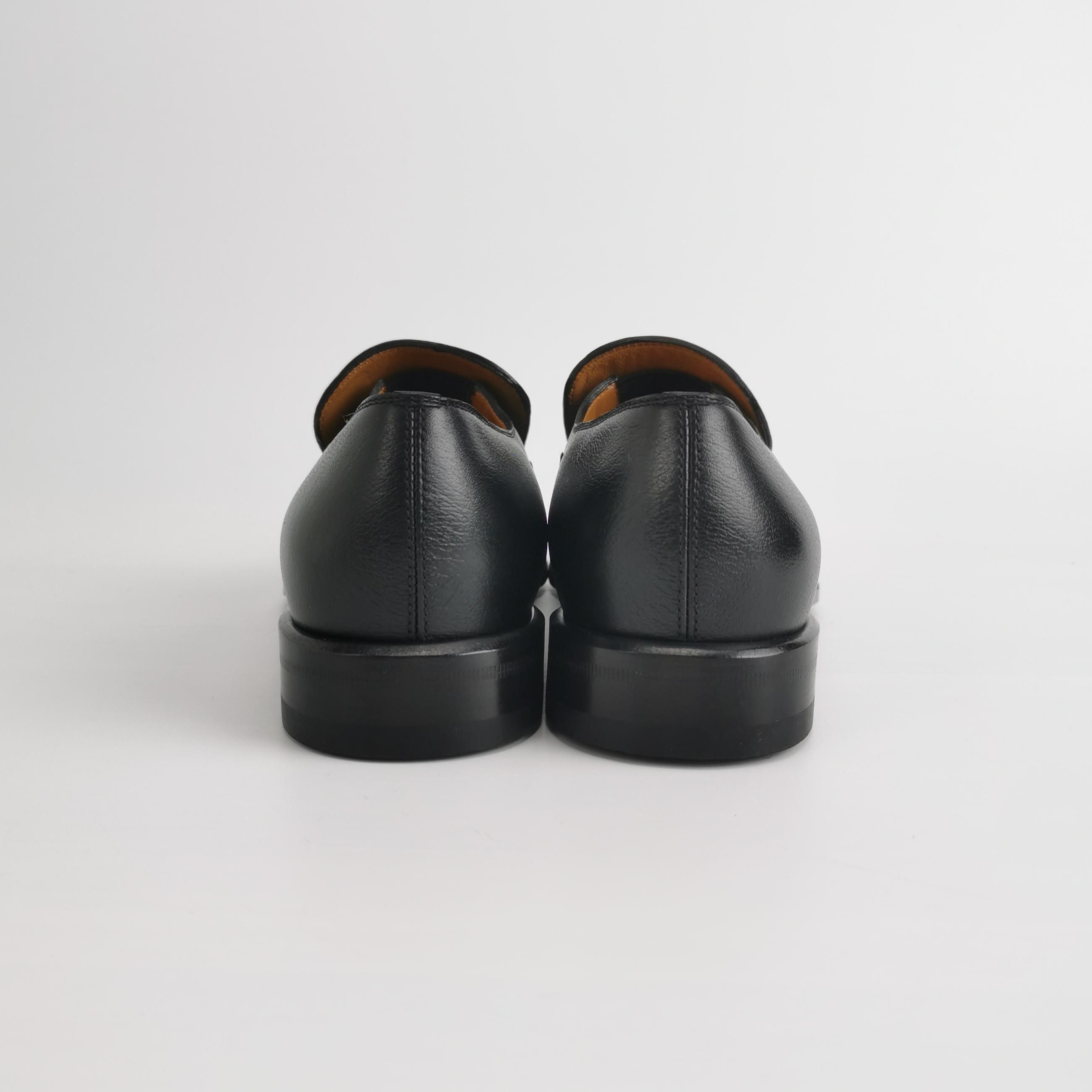 Gucci Gucci Interlocking G Chain Leather Loafers 5 Size US 6 / EU 39 - 5 Thumbnail