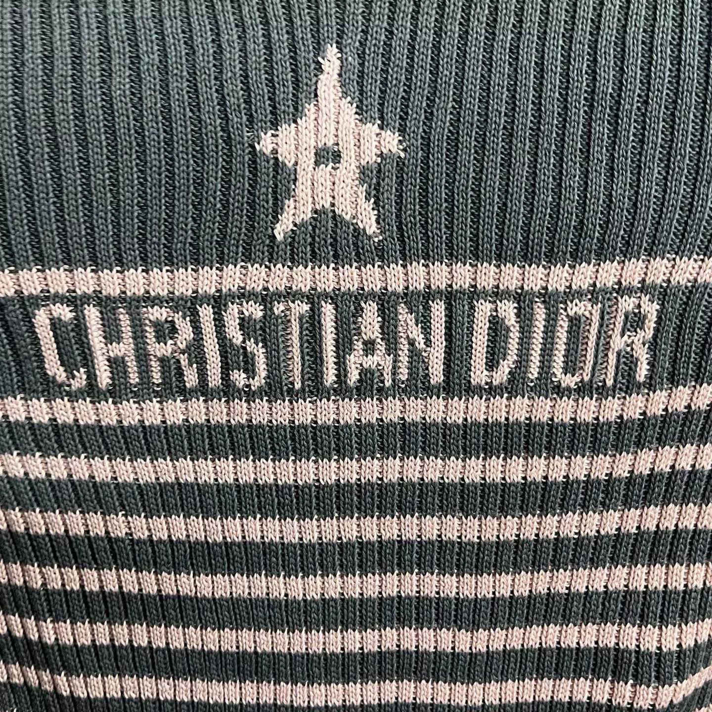 Dior Dior Knit Striped Gray Sweater XS Women Size XS / US 0-2 / IT 36-38 - 3 Thumbnail