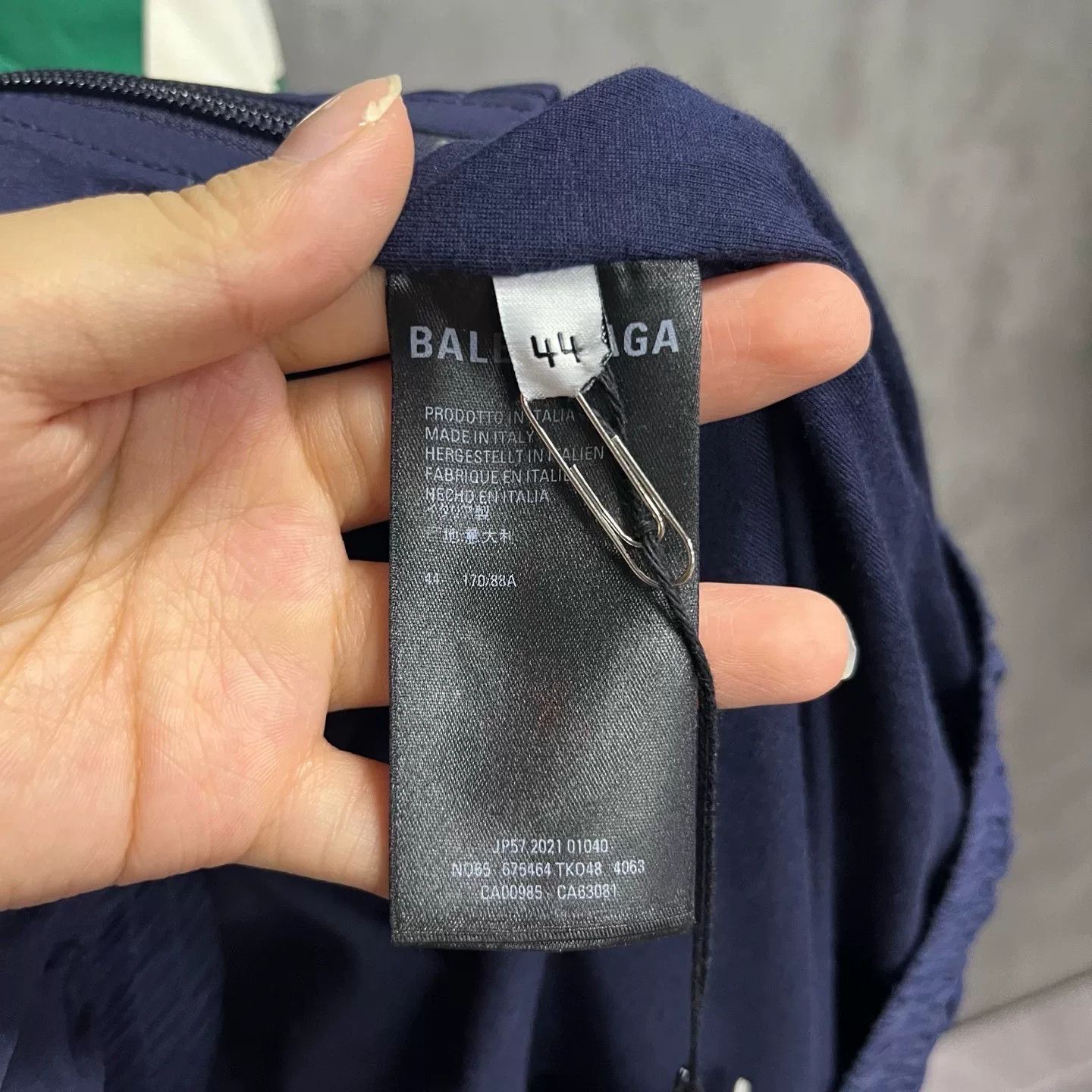 Balenciaga Balenciaga Patchwork Blue Light Jacket xs Men Size US XS / EU 42 / 0 - 5 Thumbnail