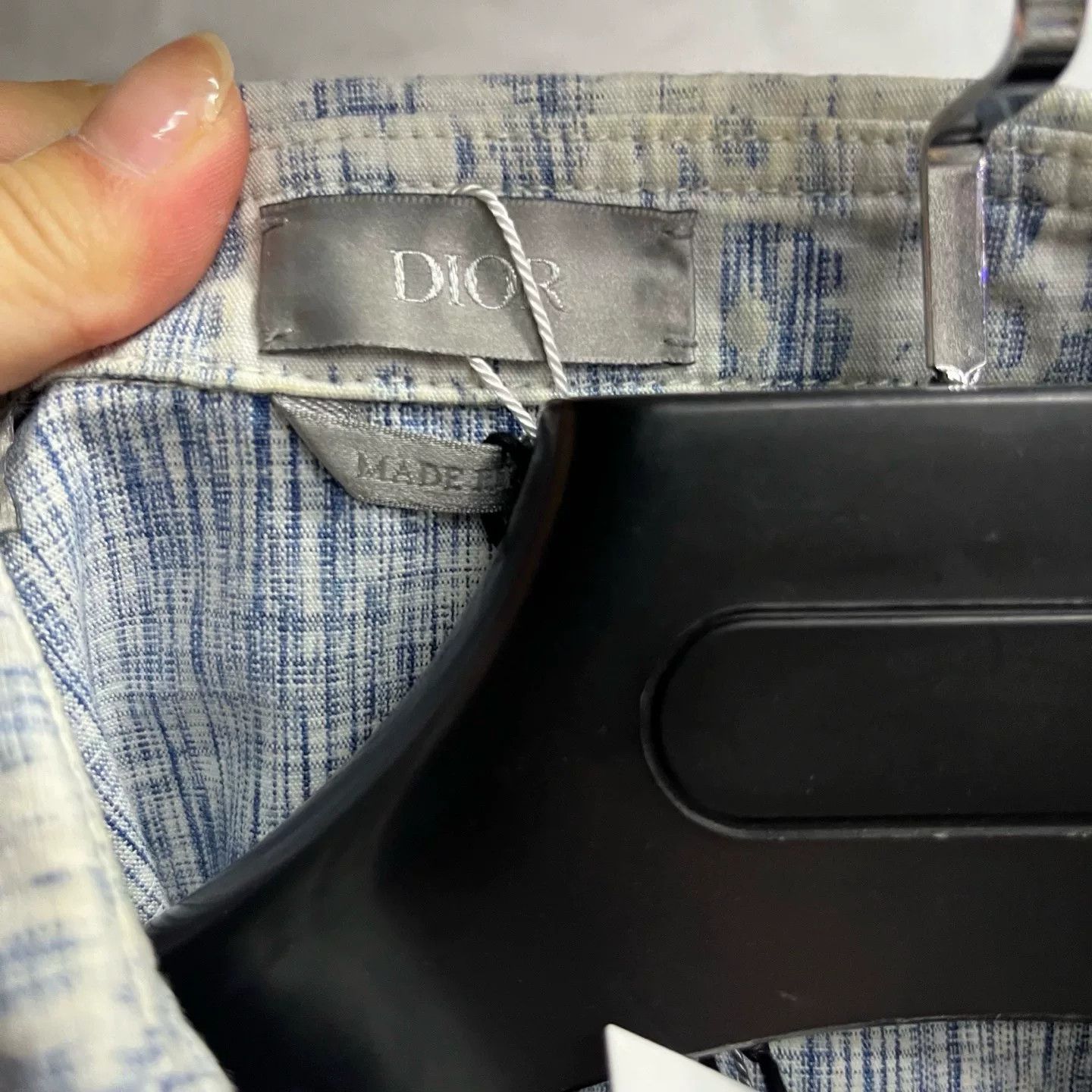 Dior Dior Denim Printed Blue Shirt xs Men Size US XS / EU 42 / 0 - 5 Thumbnail