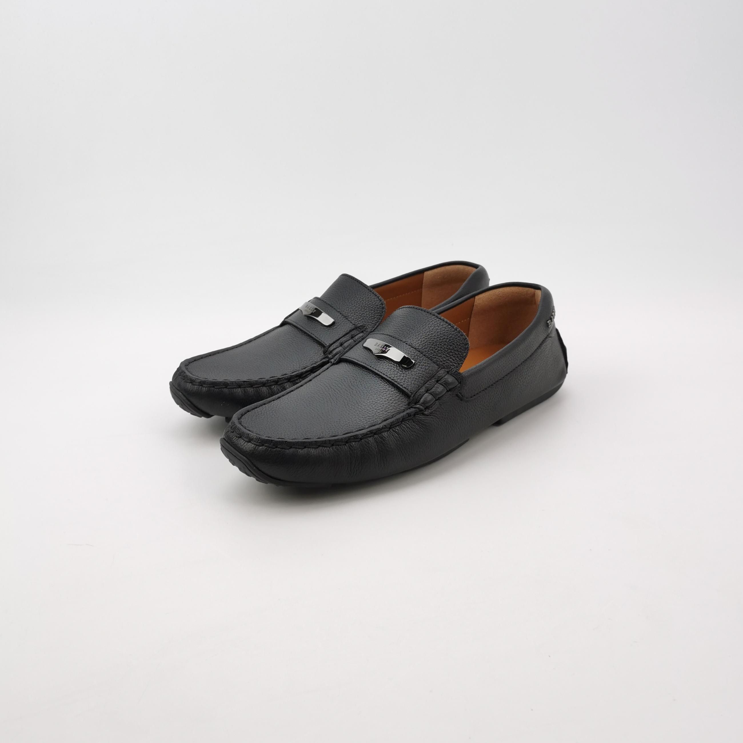 Bally Bally Logo Grained Leather Loafers Size 7.5 Size US 7 / EU 40 - 3 Thumbnail