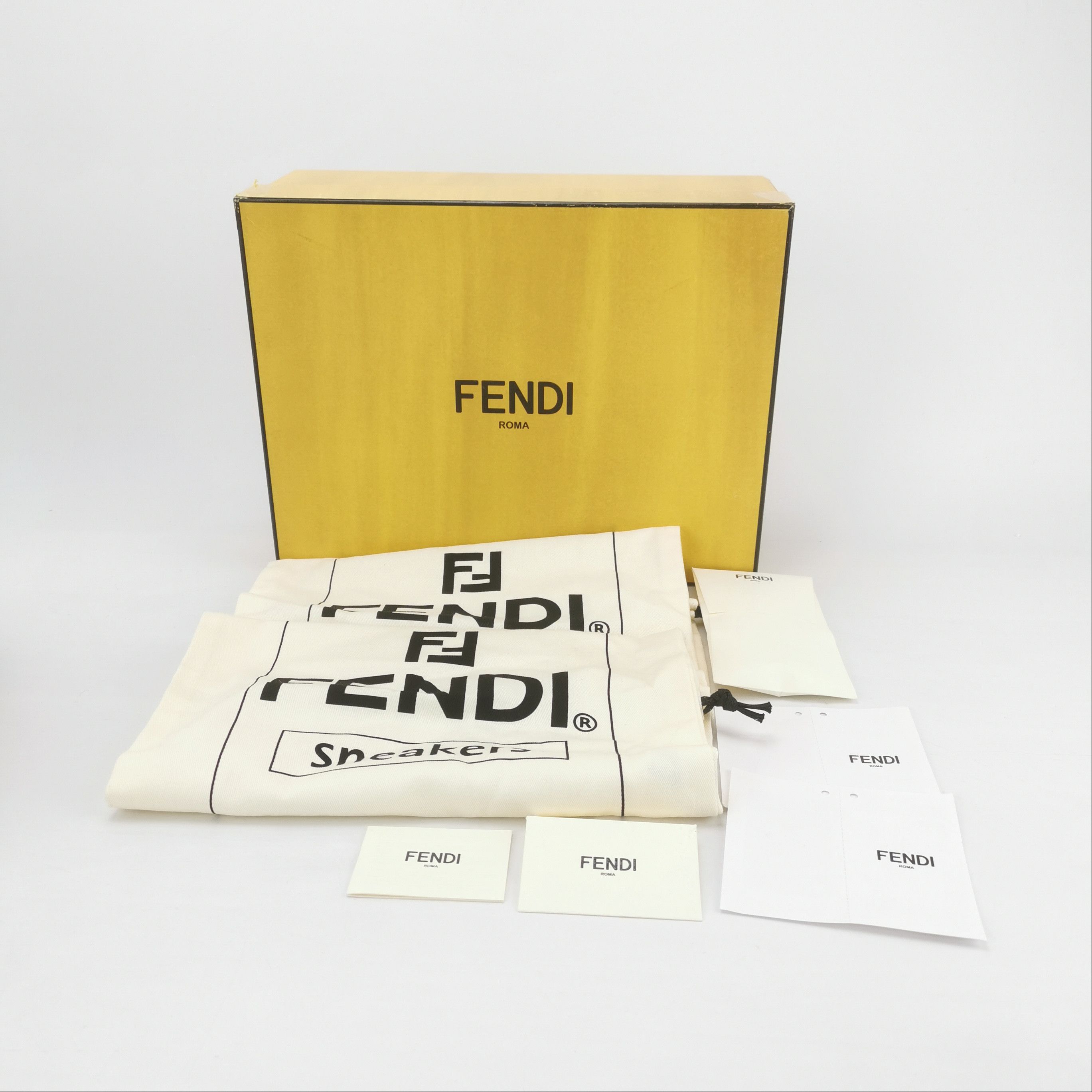 Fendi Fendi Match Leather Colorblock Sneakers 43 Size US 10 / EU 43 - 7 Thumbnail
