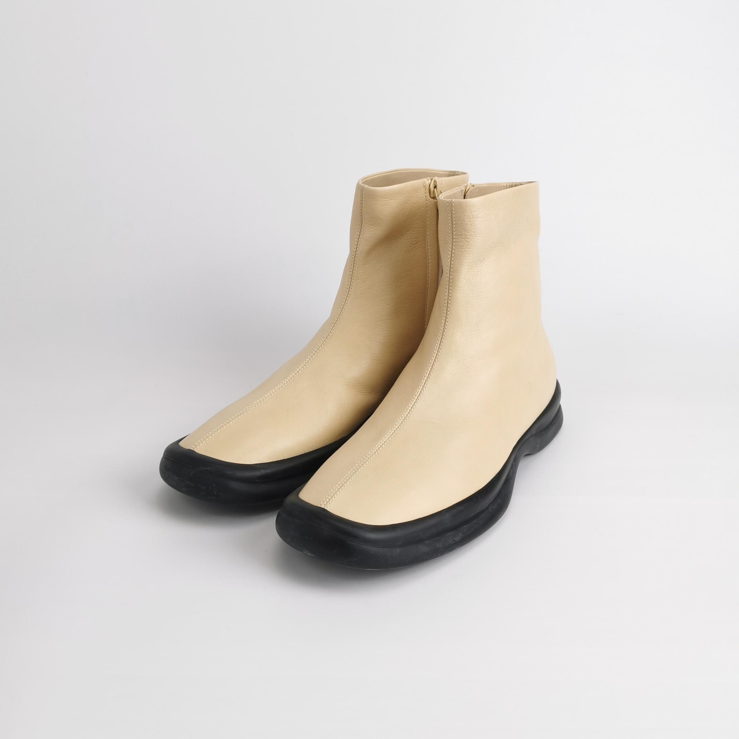 The Row The Row Town Leather Zip Ankle Boots 41 Size US 11 / IT 41 - 3 Thumbnail