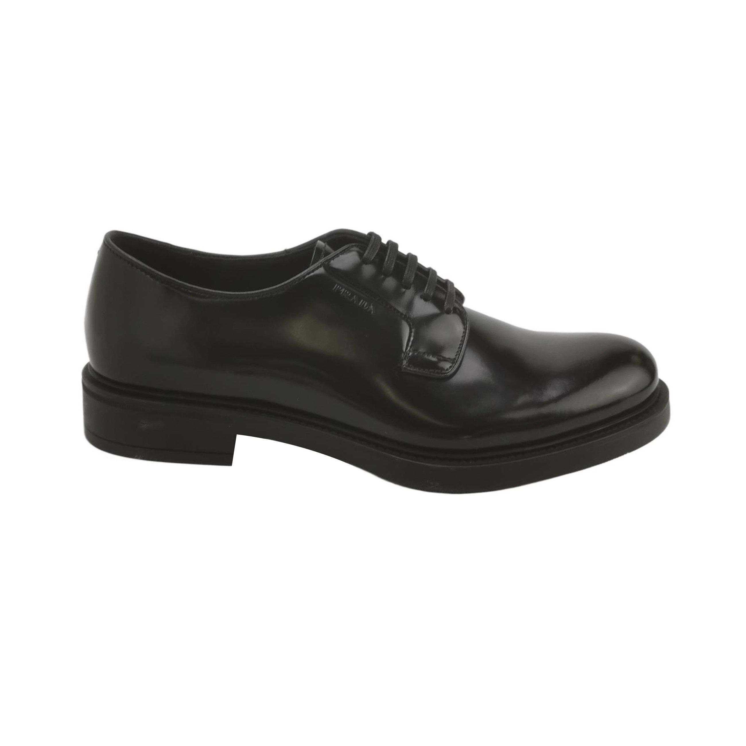 Prada Prada Logo Leather Derby Shoes Size 6.5 Size US 7 / EU 40 - 2 Thumbnail
