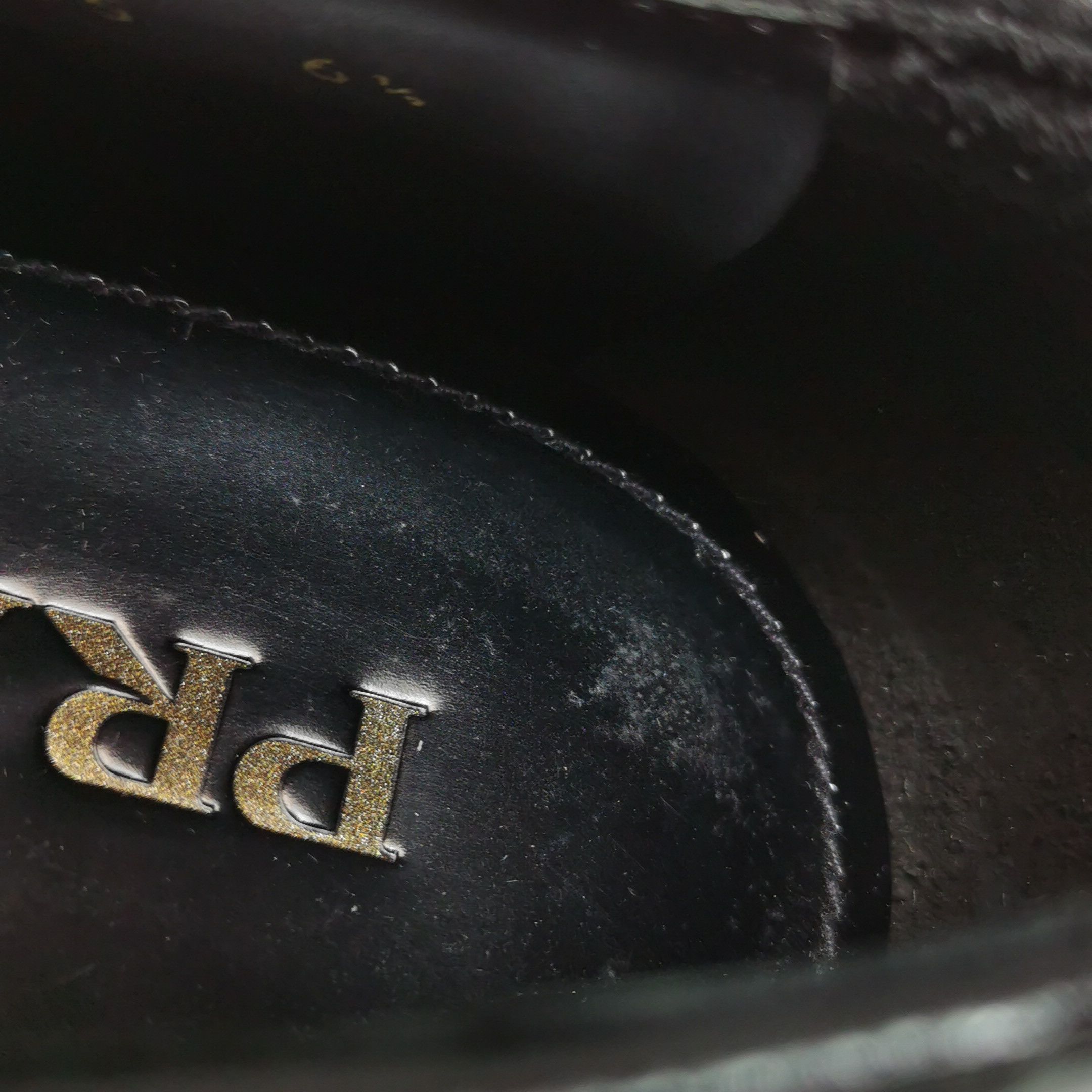 Prada Prada Logo Leather Derby Shoes Size 6.5 Size US 7 / EU 40 - 10 Thumbnail