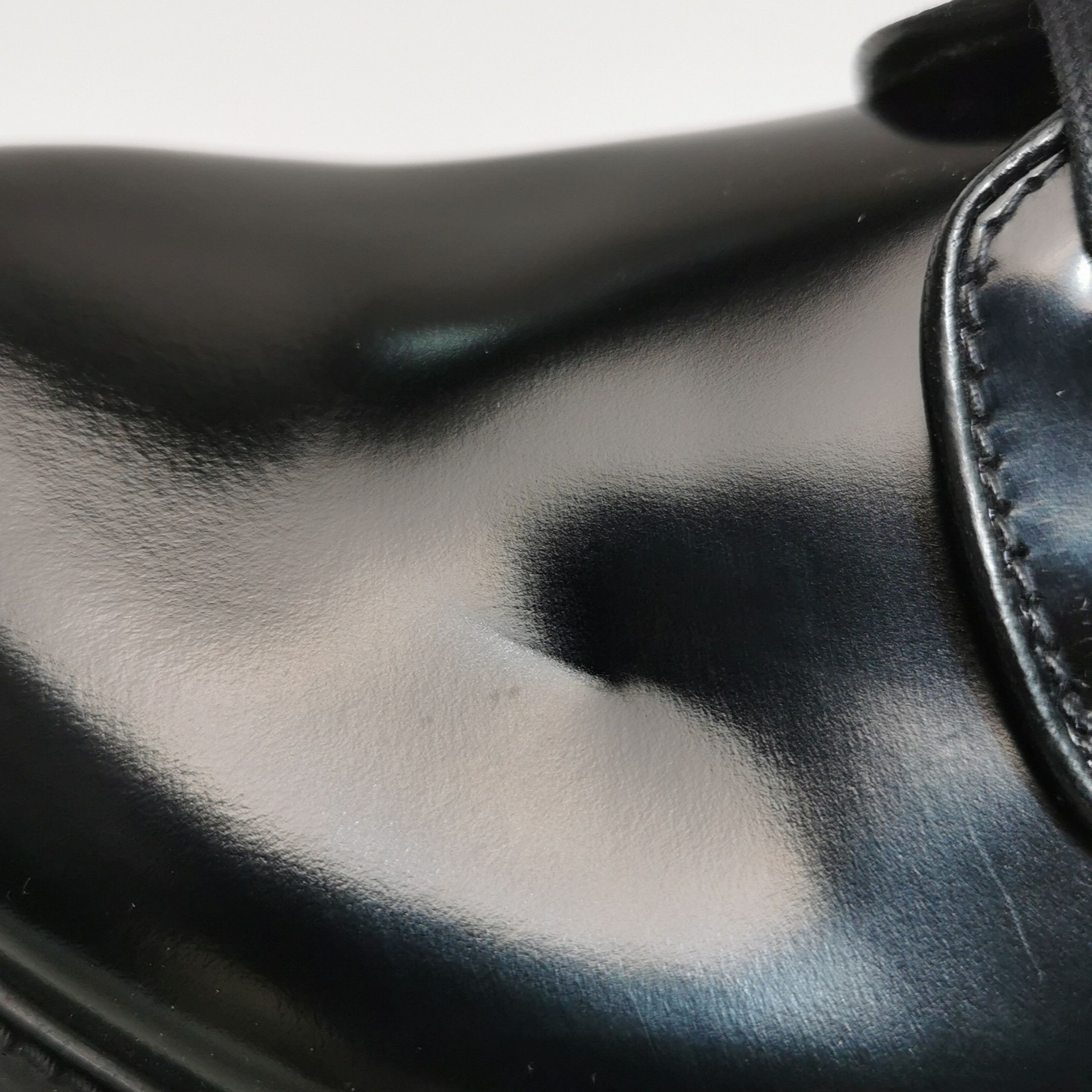 Prada Prada Black Leather Derby Shoes 40.5 Size US 7 / EU 40 - 14 Thumbnail