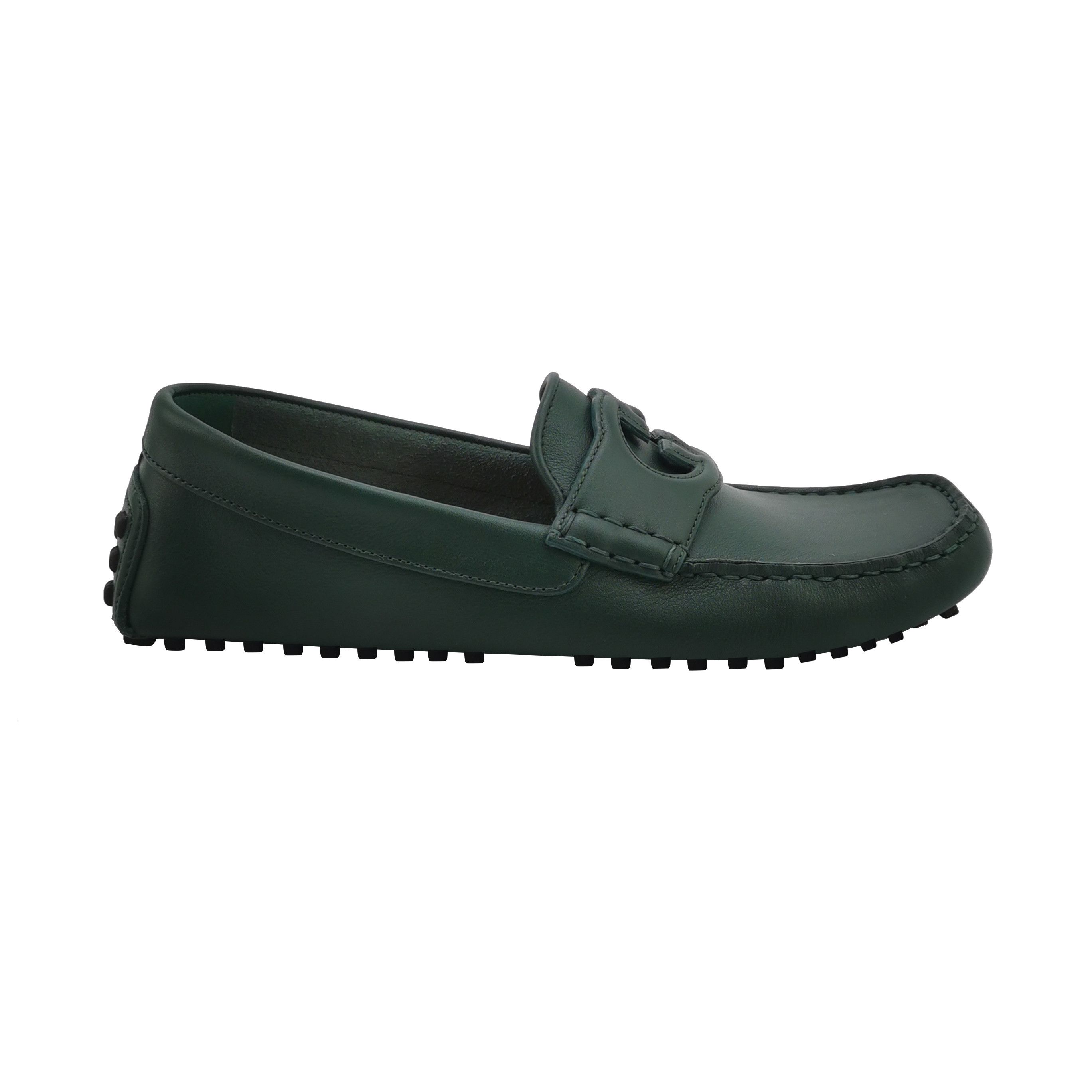 Gucci Gucci Interlocking G Leather Driving Shoes 39 Size US 6 / EU 39 - 2 Thumbnail