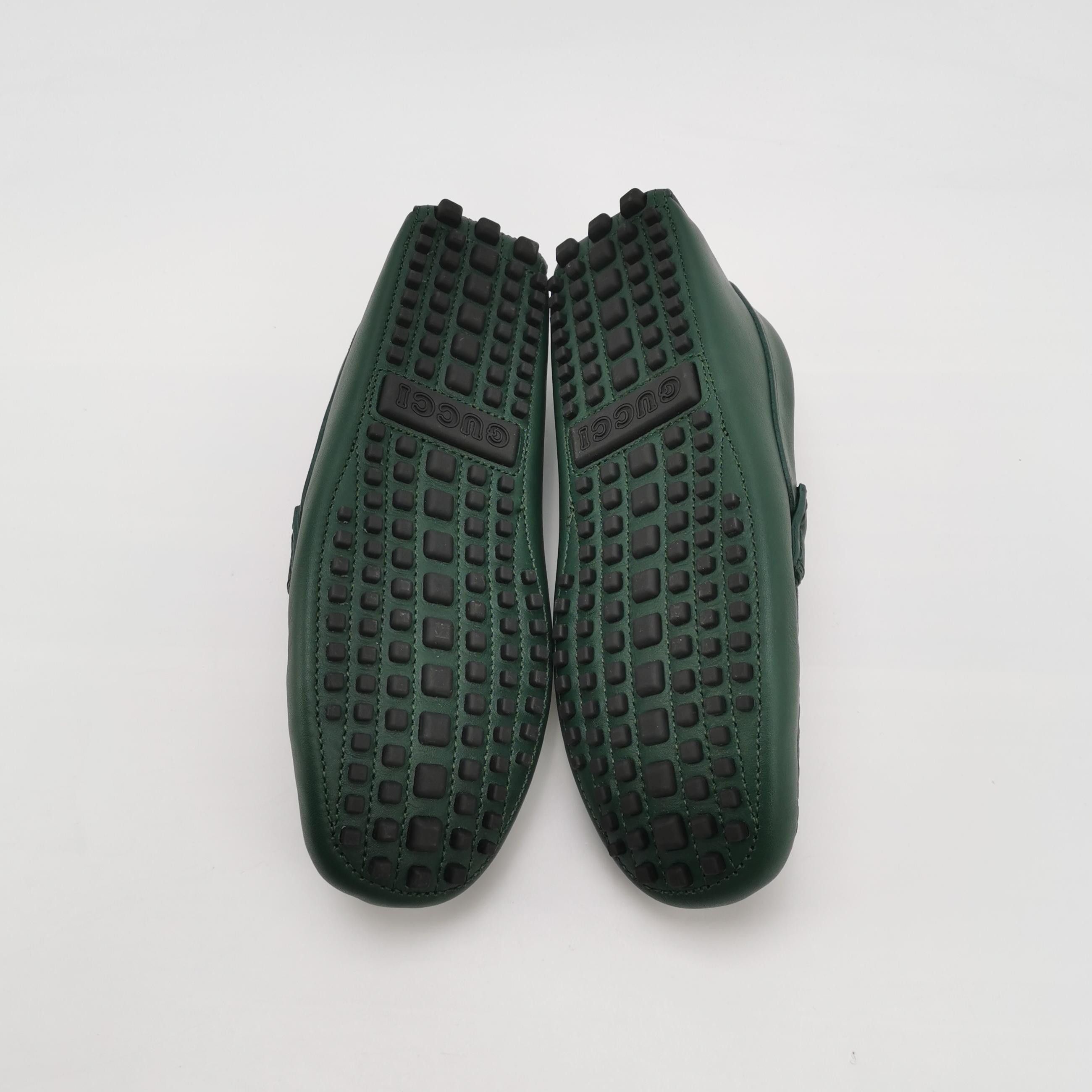 Gucci Gucci Interlocking G Leather Driving Shoes 39 Size US 6 / EU 39 - 6 Thumbnail