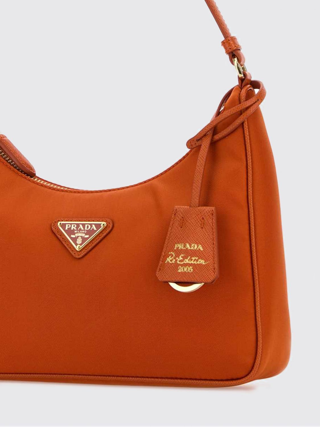 Prada Prada Mini Bag Woman Orange Size ONE SIZE - 3 Thumbnail