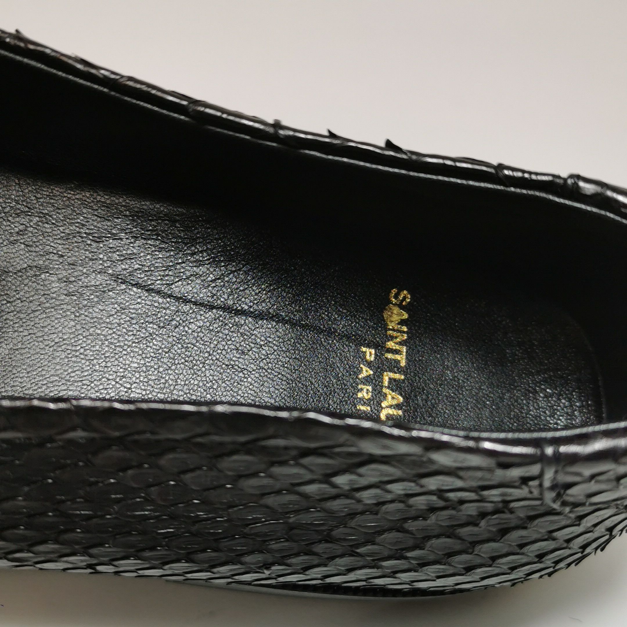 Saint Laurent Paris Saint Laurent Snakeskin Penny Loafers Size 42 Size US 9 / EU 42 - 10 Thumbnail