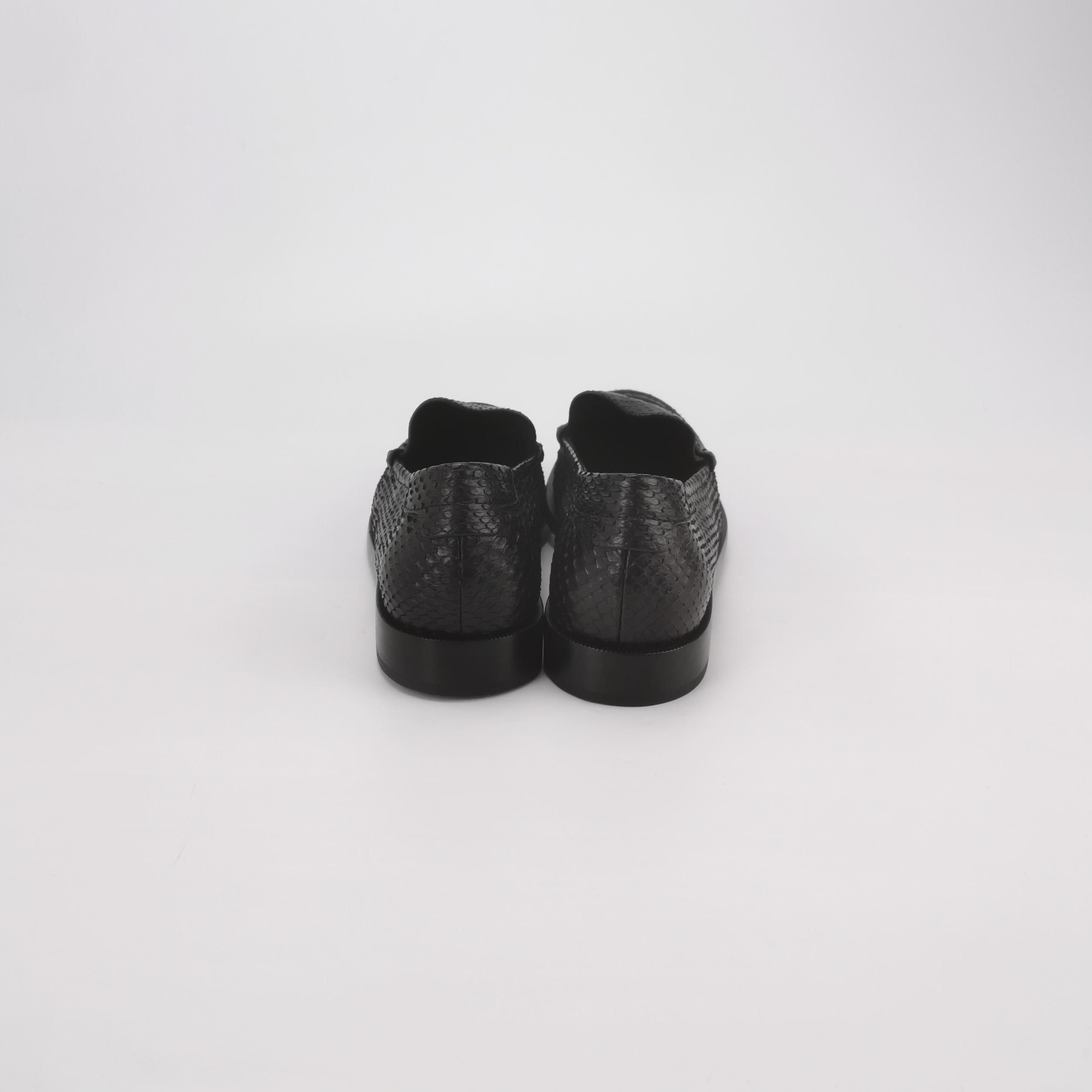 Saint Laurent Paris Saint Laurent Snakeskin Penny Loafers Size 42 Size US 9 / EU 42 - 5 Thumbnail