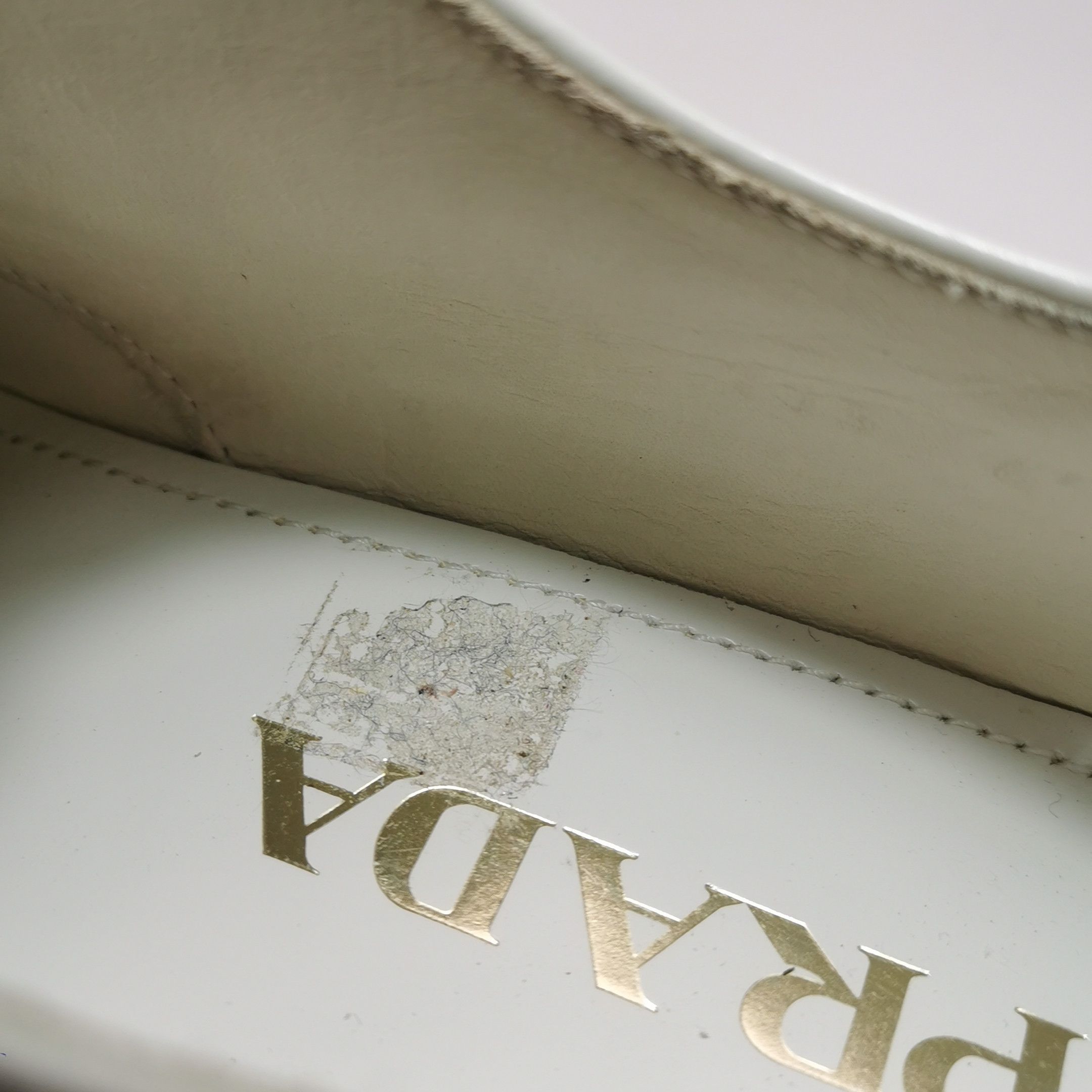 Prada Prada White Leather Wingtip Shoes EU 40 Size US 7 / EU 40 - 11 Thumbnail