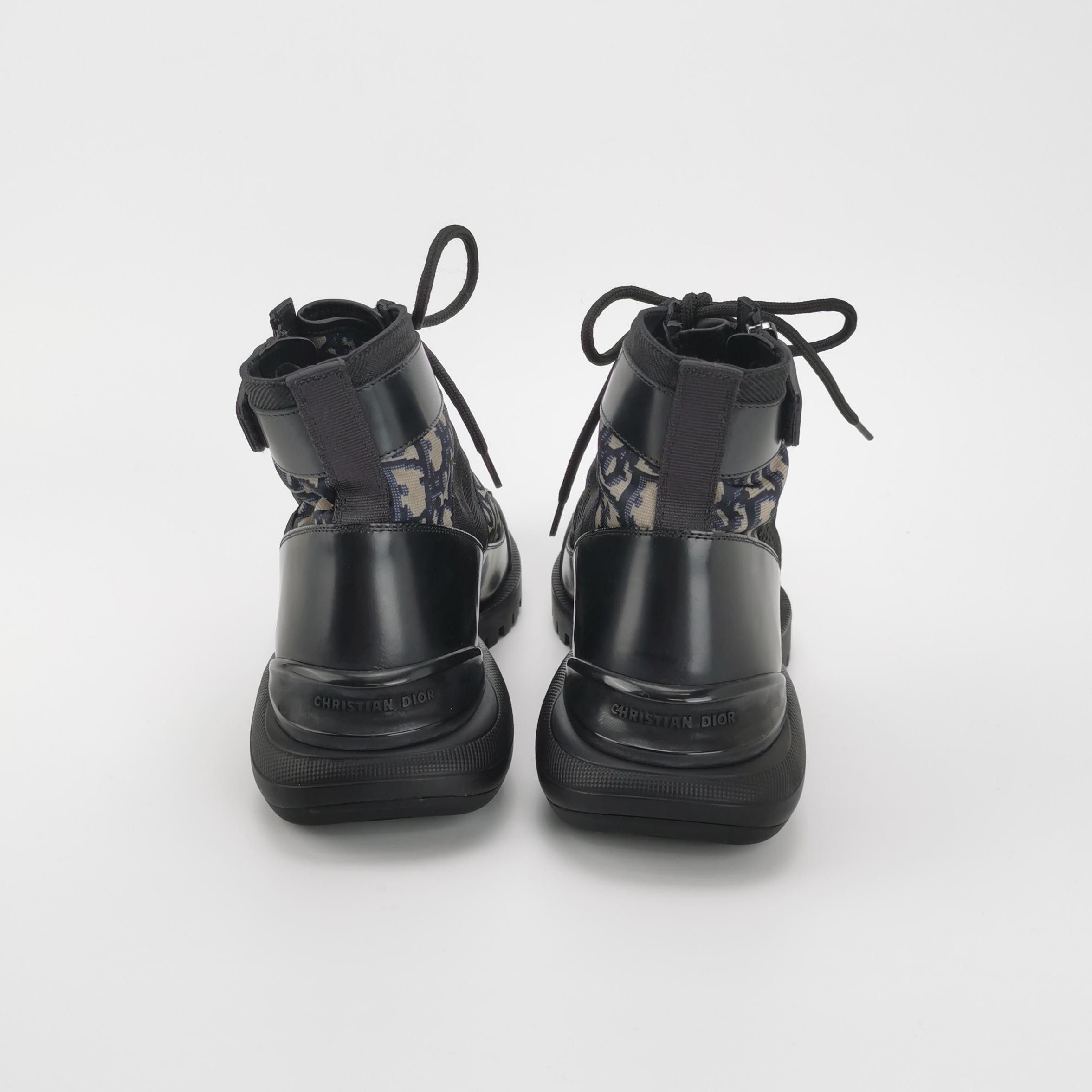 Dior Dior Oblique Canvas Hi-Top Sneakers Size 41 Size US 8 / EU 41 - 5 Thumbnail
