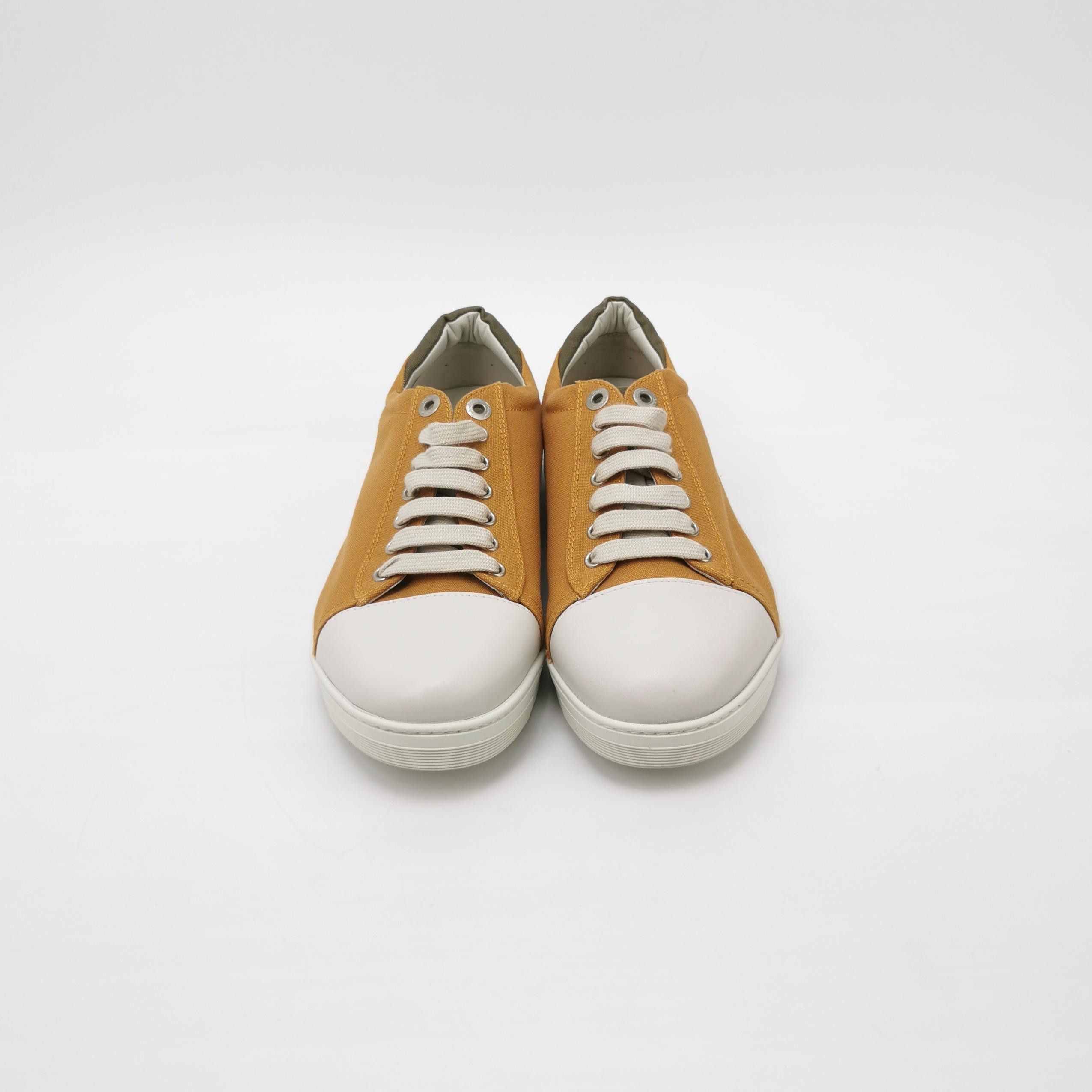 Salvatore Ferragamo Salvatore Ferragamo Canvas Low Top Sneakers EU 41.5 Size US 8 / EU 41 - 4 Thumbnail