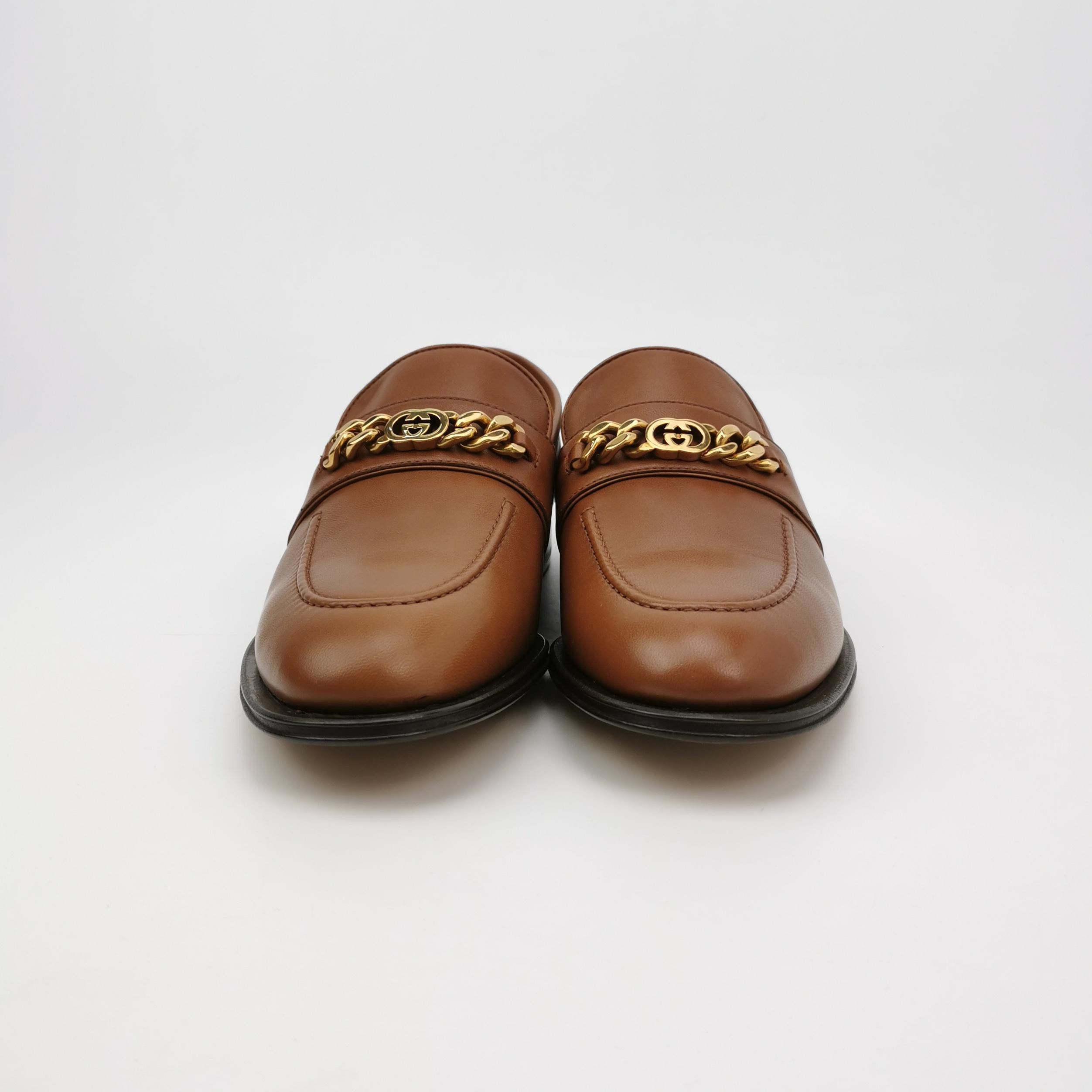 Gucci Gucci Interlocking G Chain Loafers 6.5 Size US 7 / EU 40 - 4 Thumbnail