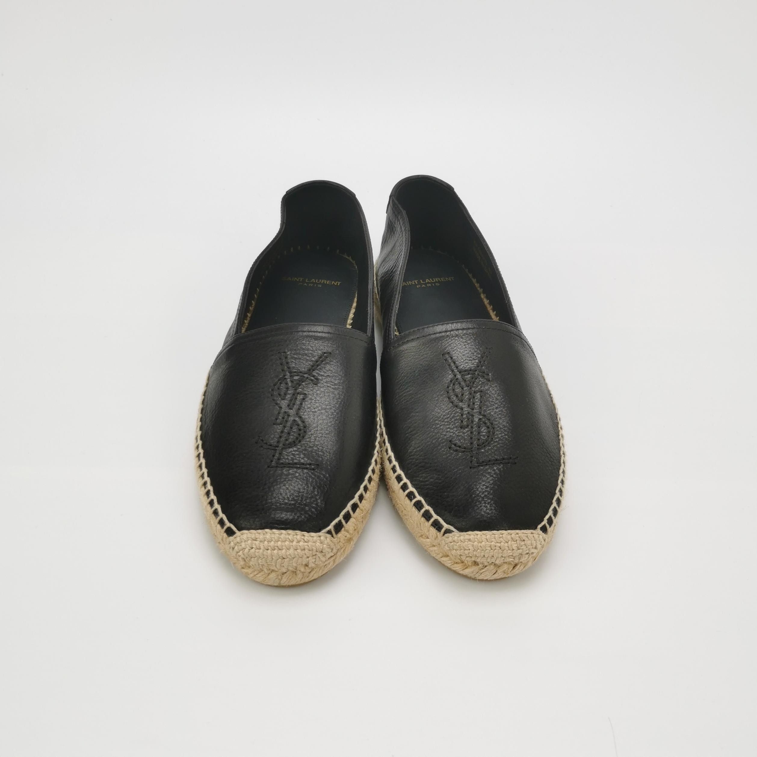 Saint Laurent Paris Saint Laurent Leather Logo Espadrilles 40 Size US 7 / EU 40 - 4 Thumbnail