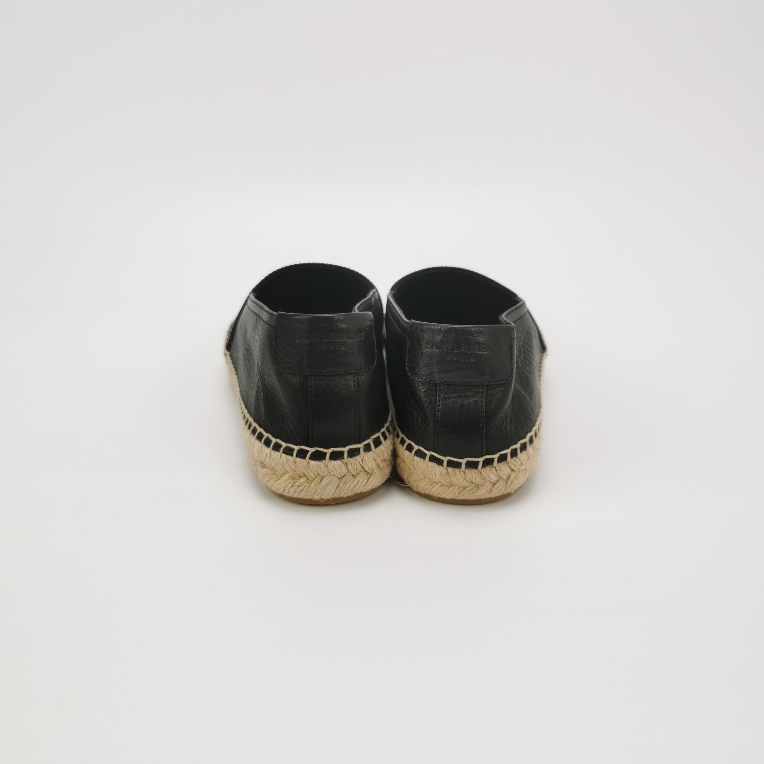 Saint Laurent Paris Saint Laurent Leather Logo Espadrilles 40 Size US 7 / EU 40 - 5 Thumbnail