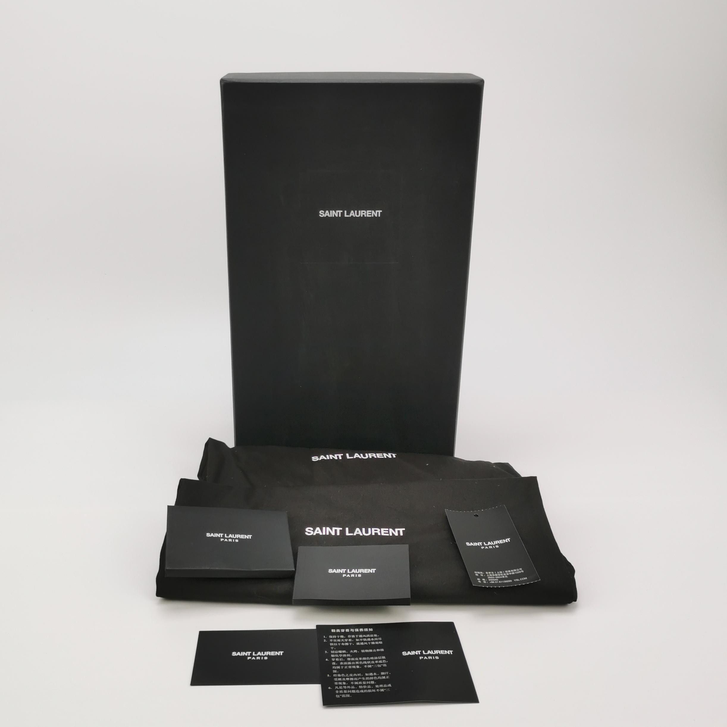 Saint Laurent Paris Saint Laurent Leather Logo Espadrilles 40 Size US 7 / EU 40 - 7 Thumbnail