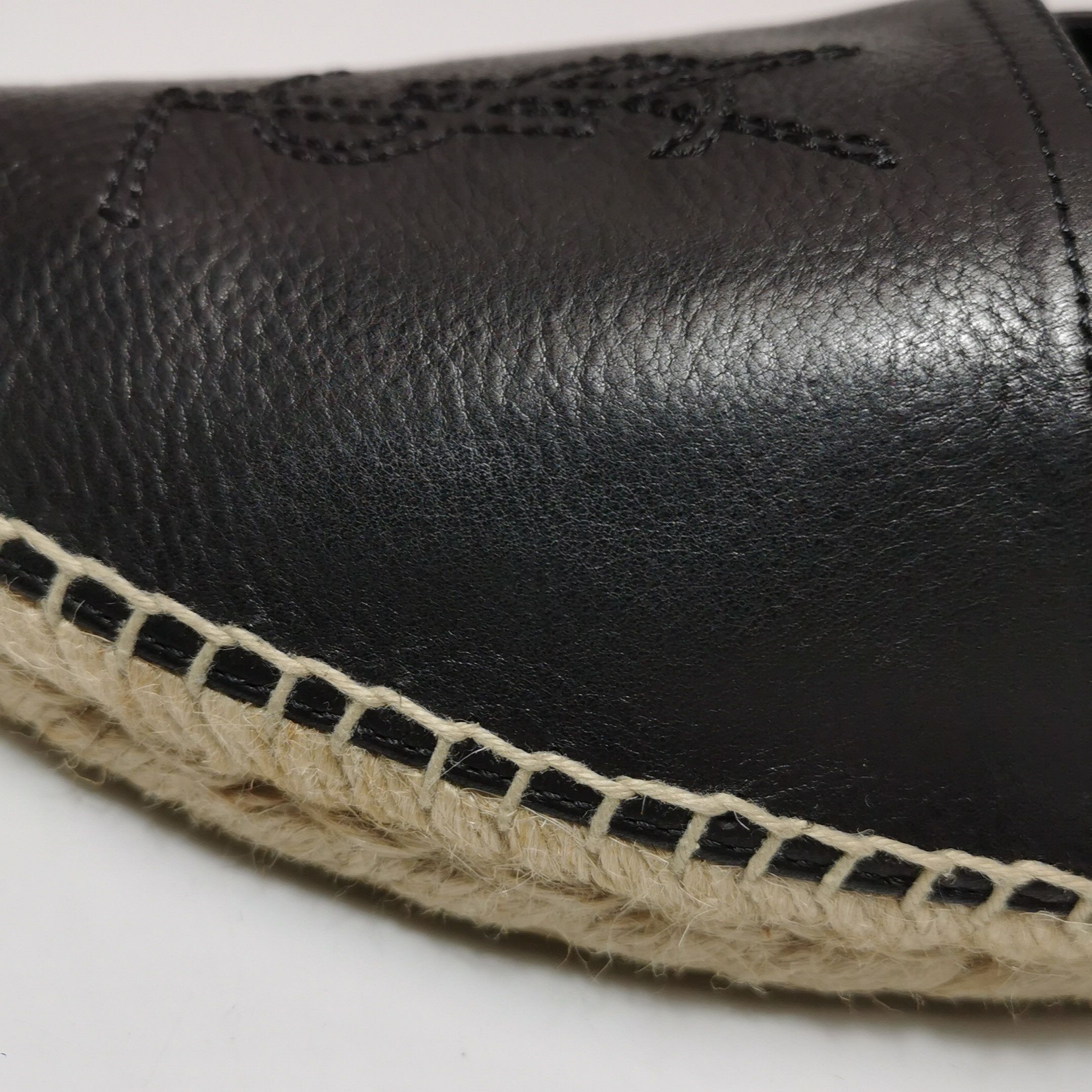 Saint Laurent Paris Saint Laurent Leather Logo Espadrilles 40 Size US 7 / EU 40 - 8 Thumbnail