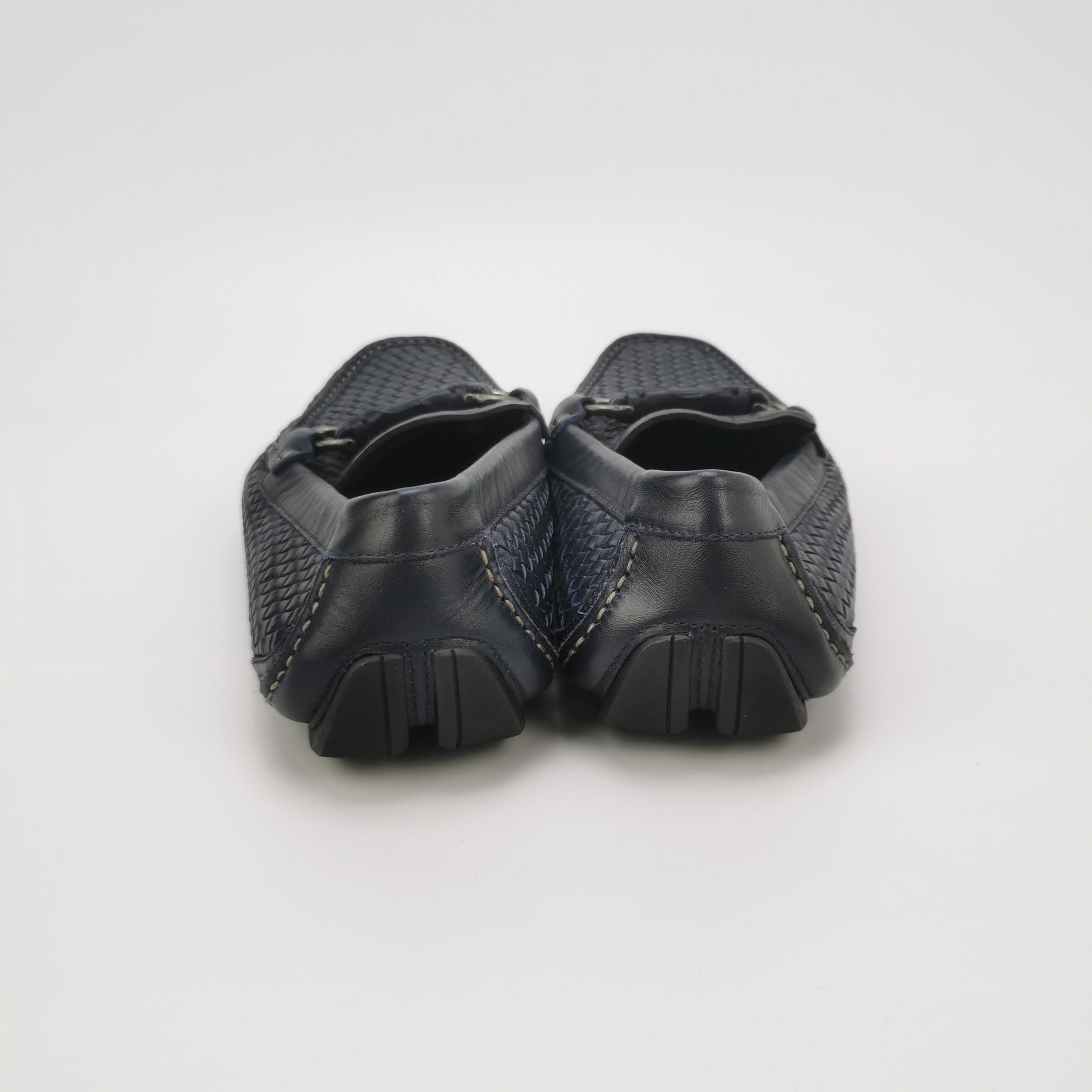 Salvatore Ferragamo Ferragamo Woven Leather Gancini Loafers 43 Size US 10 / EU 43 - 5 Thumbnail