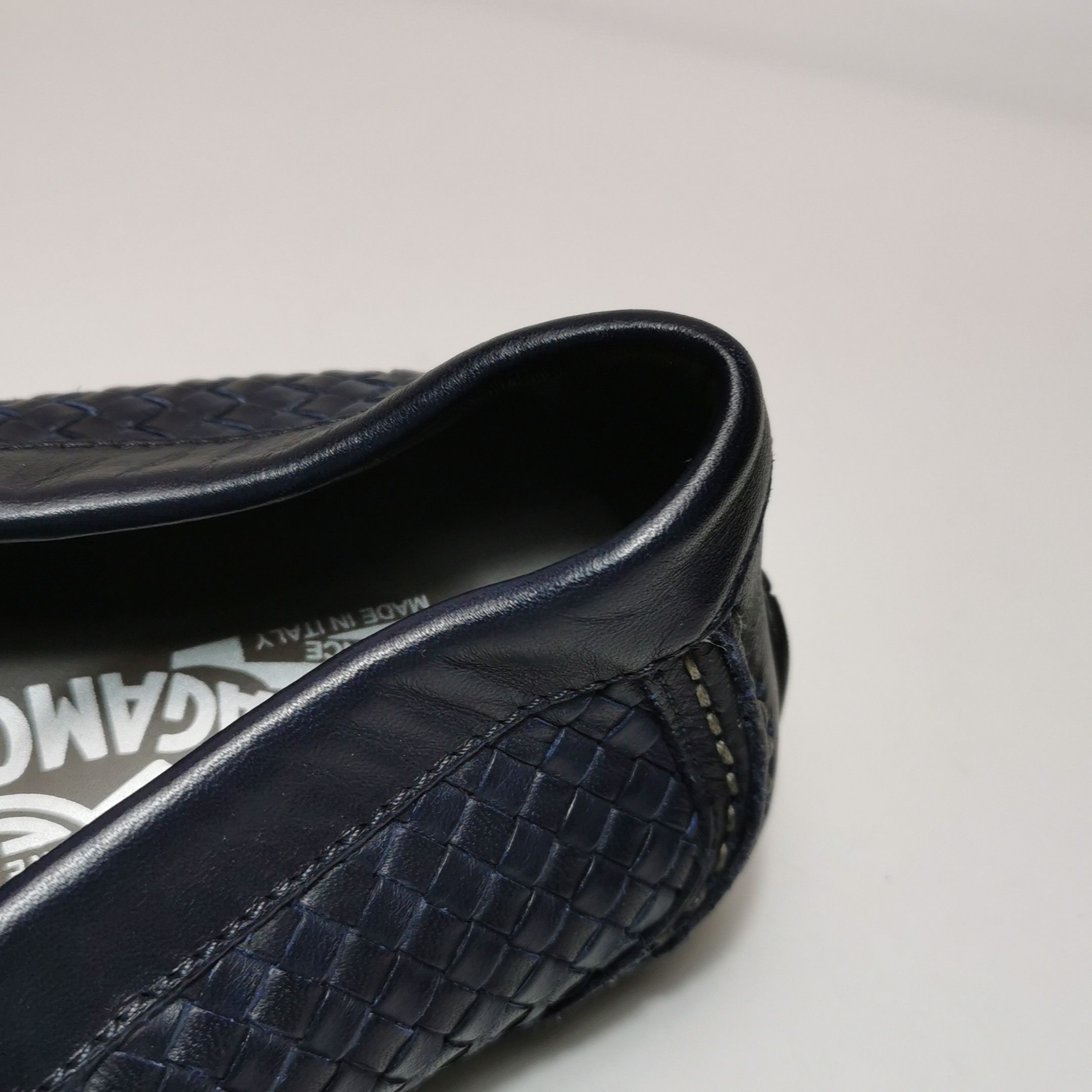 Salvatore Ferragamo Ferragamo Woven Leather Gancini Loafers 43 Size US 10 / EU 43 - 9 Thumbnail