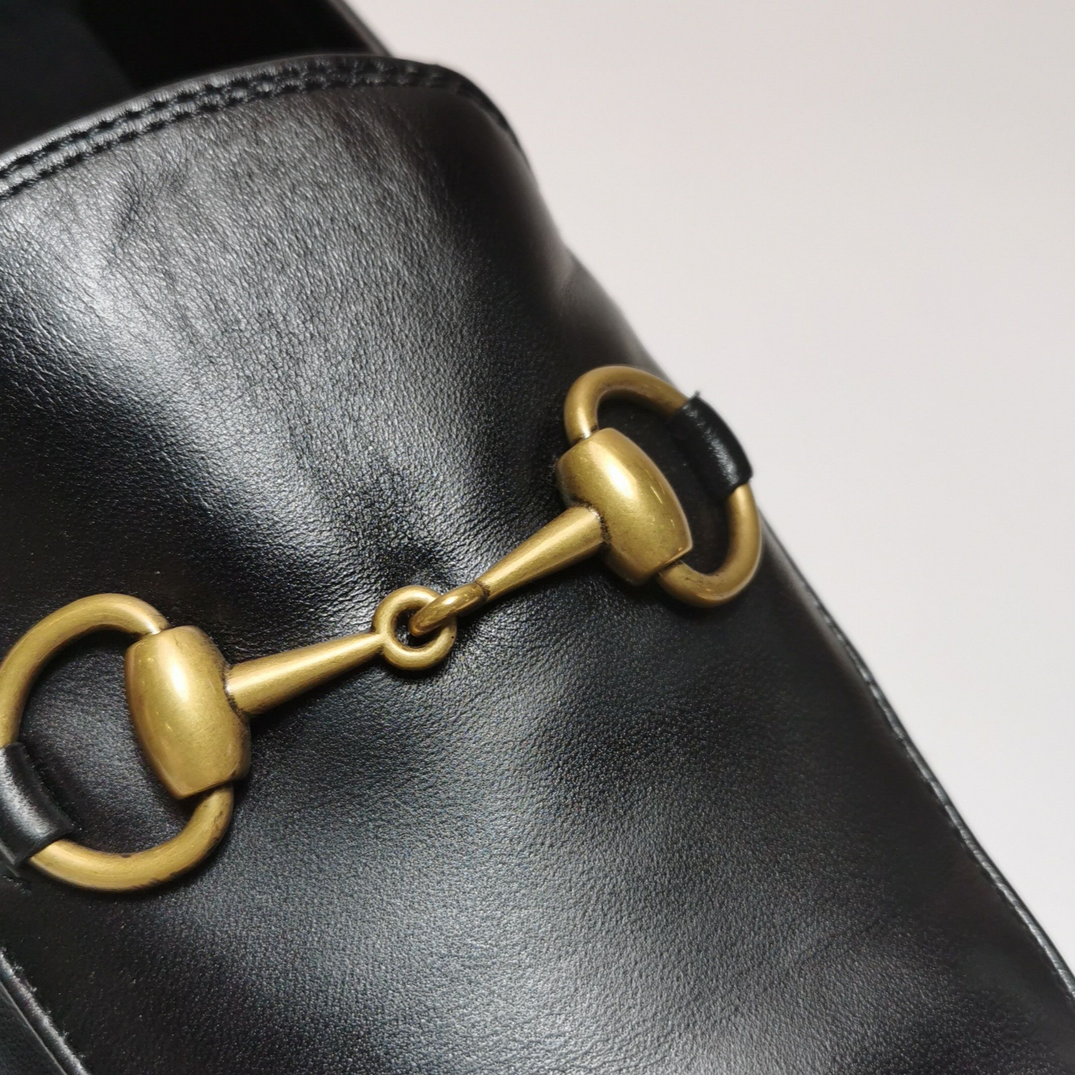 Gucci Gucci Horsebit Leather Loafers EU 43.5 Size US 10 / EU 43 - 13 Thumbnail